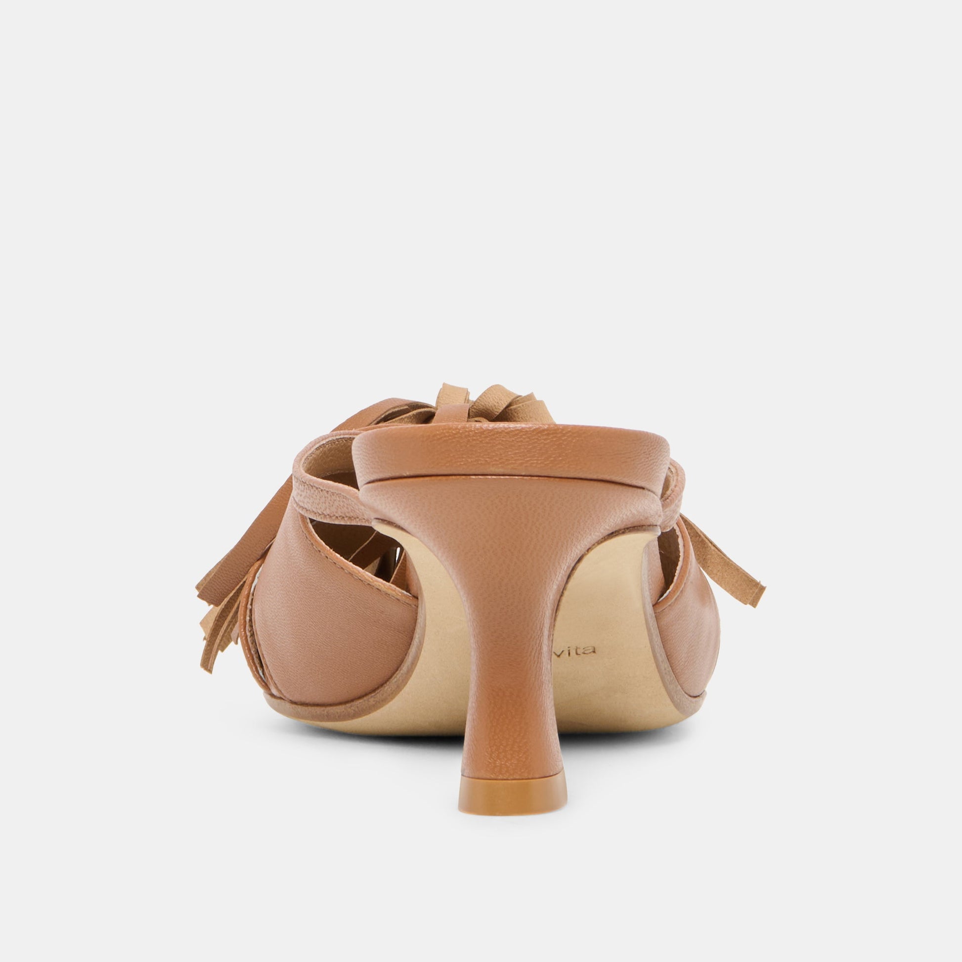 Dolce Vita Rosaly Chestnut Leather Heels