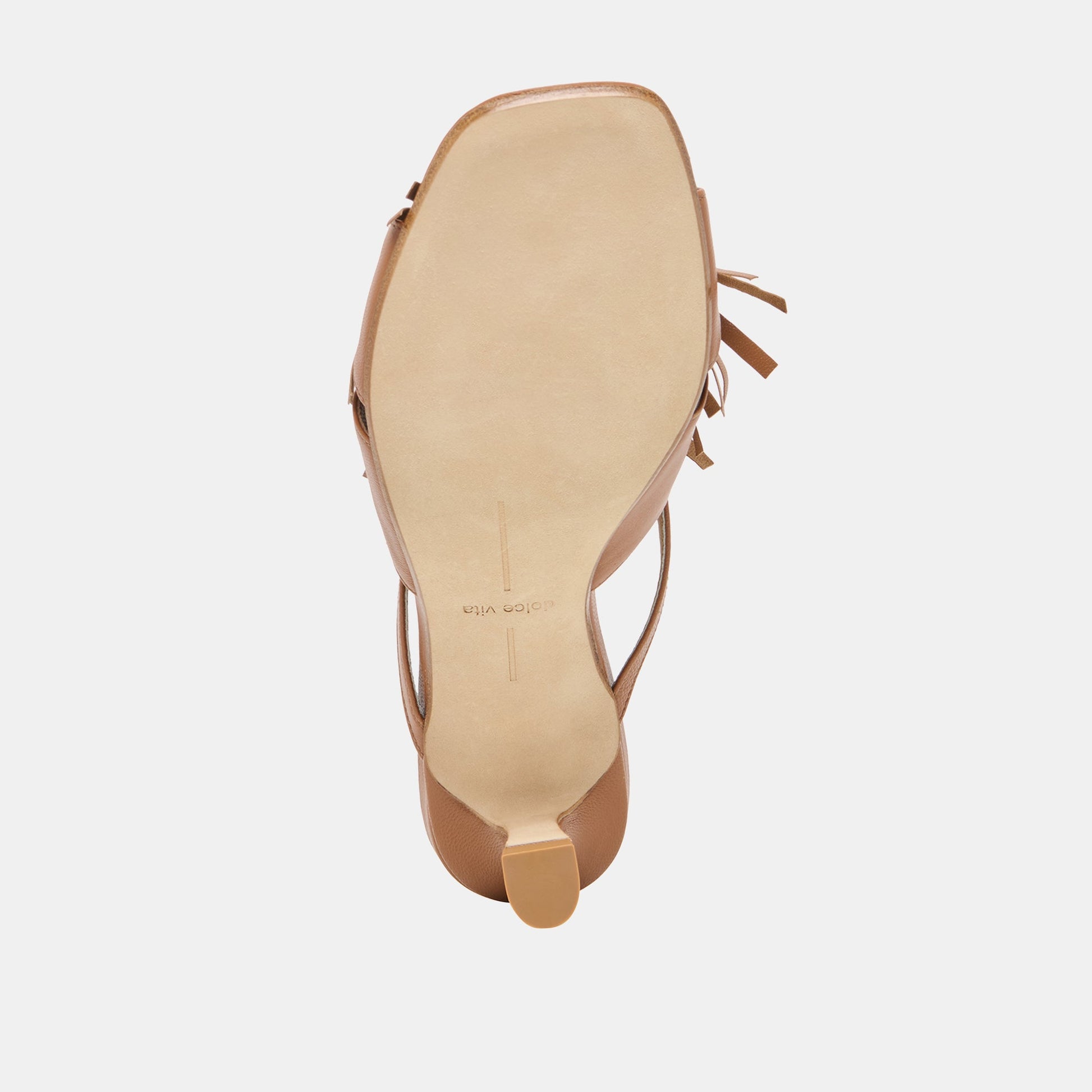Dolce Vita Rosaly Chestnut Leather Heels