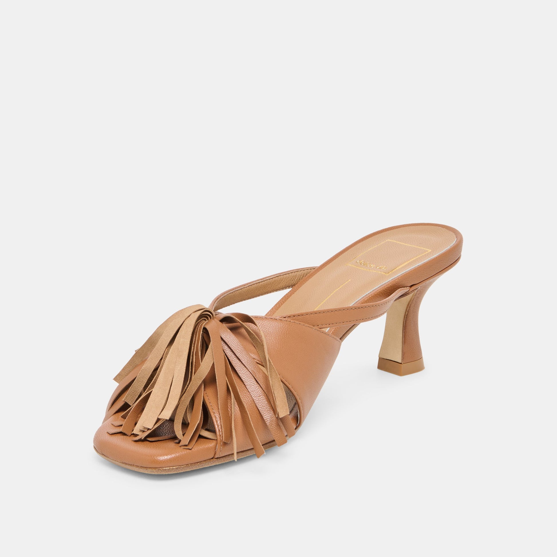 Dolce Vita Rosaly Chestnut Leather Heels