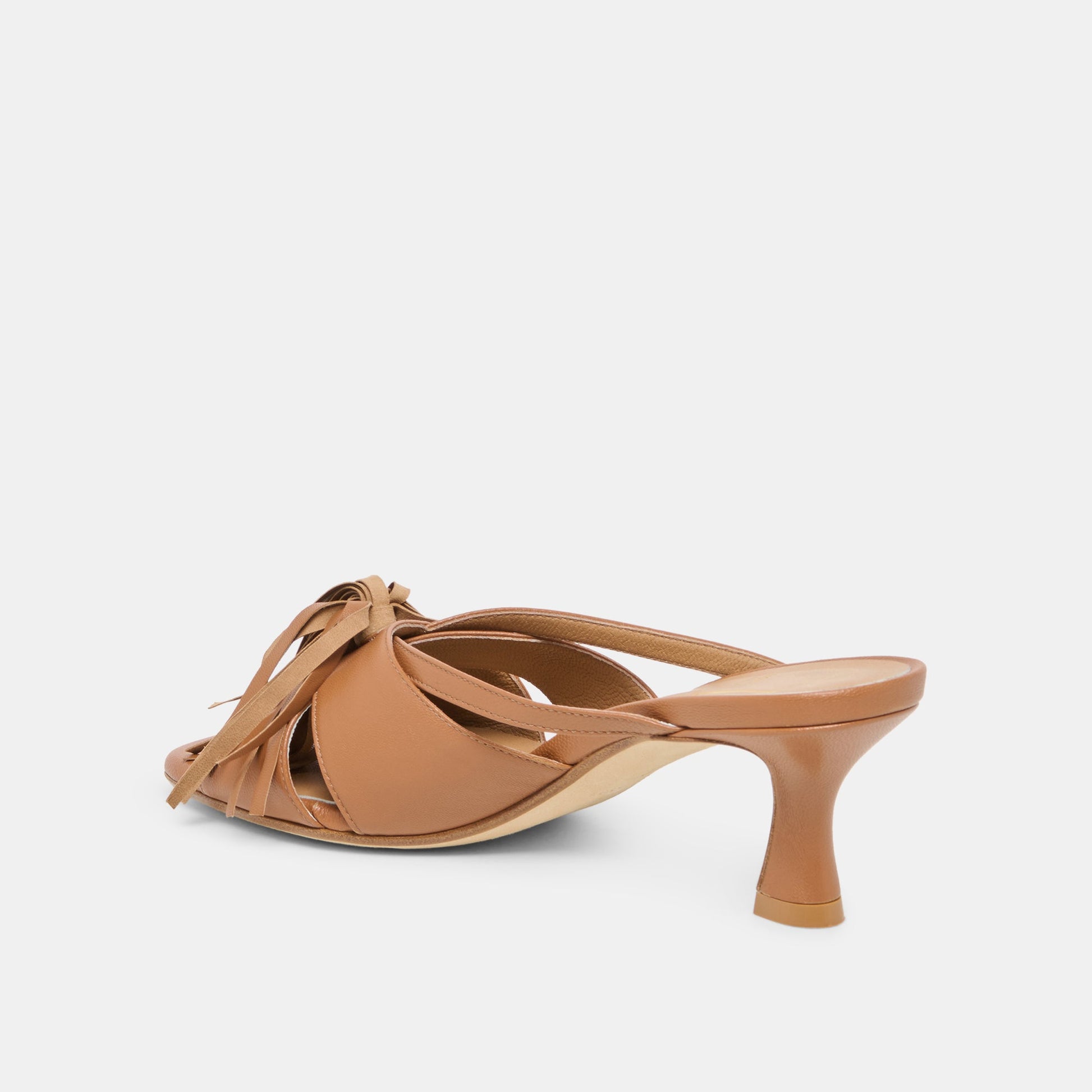 Dolce Vita Rosaly Chestnut Leather Heels