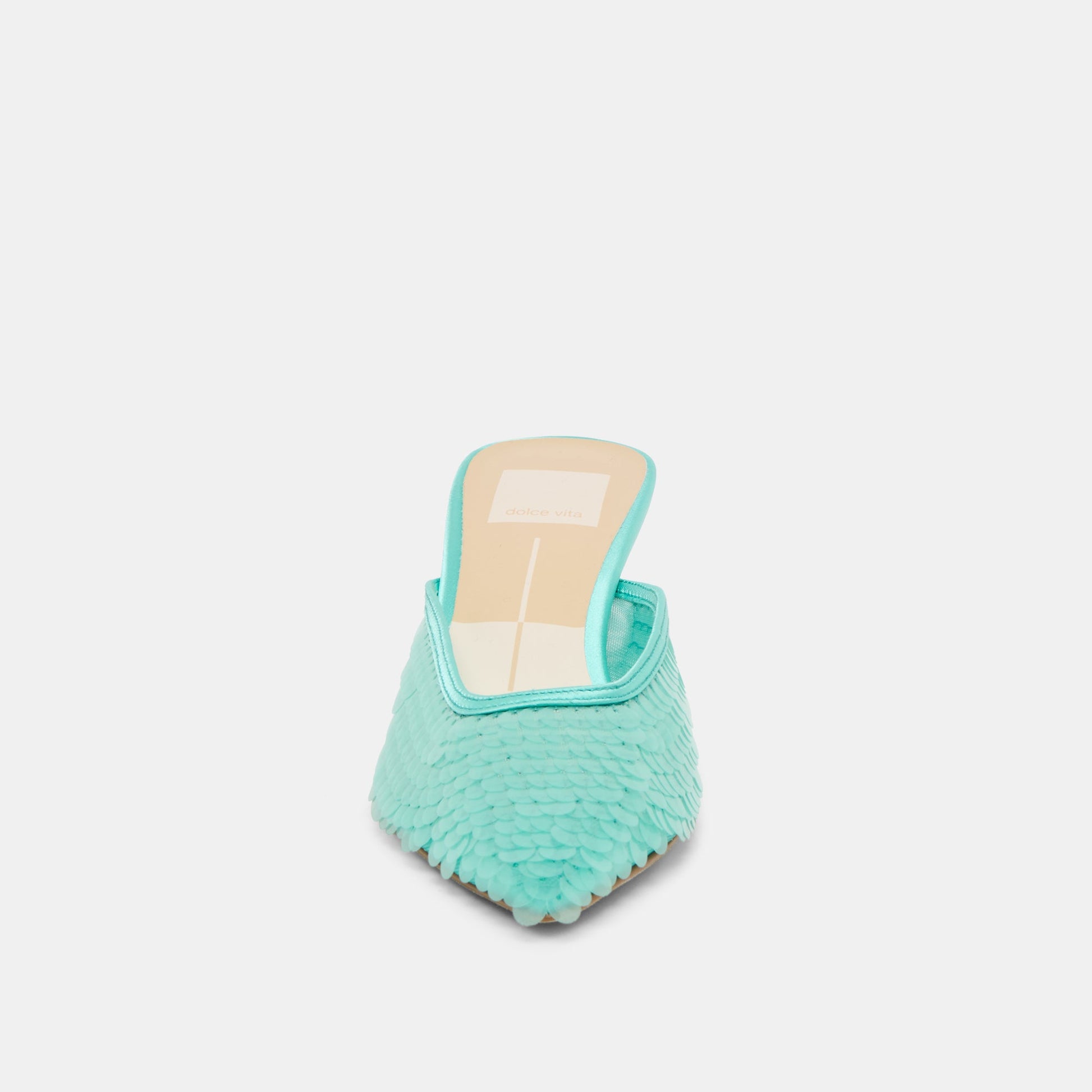 Dolce Vita Cleo Sequin Aqua Sequin Heels