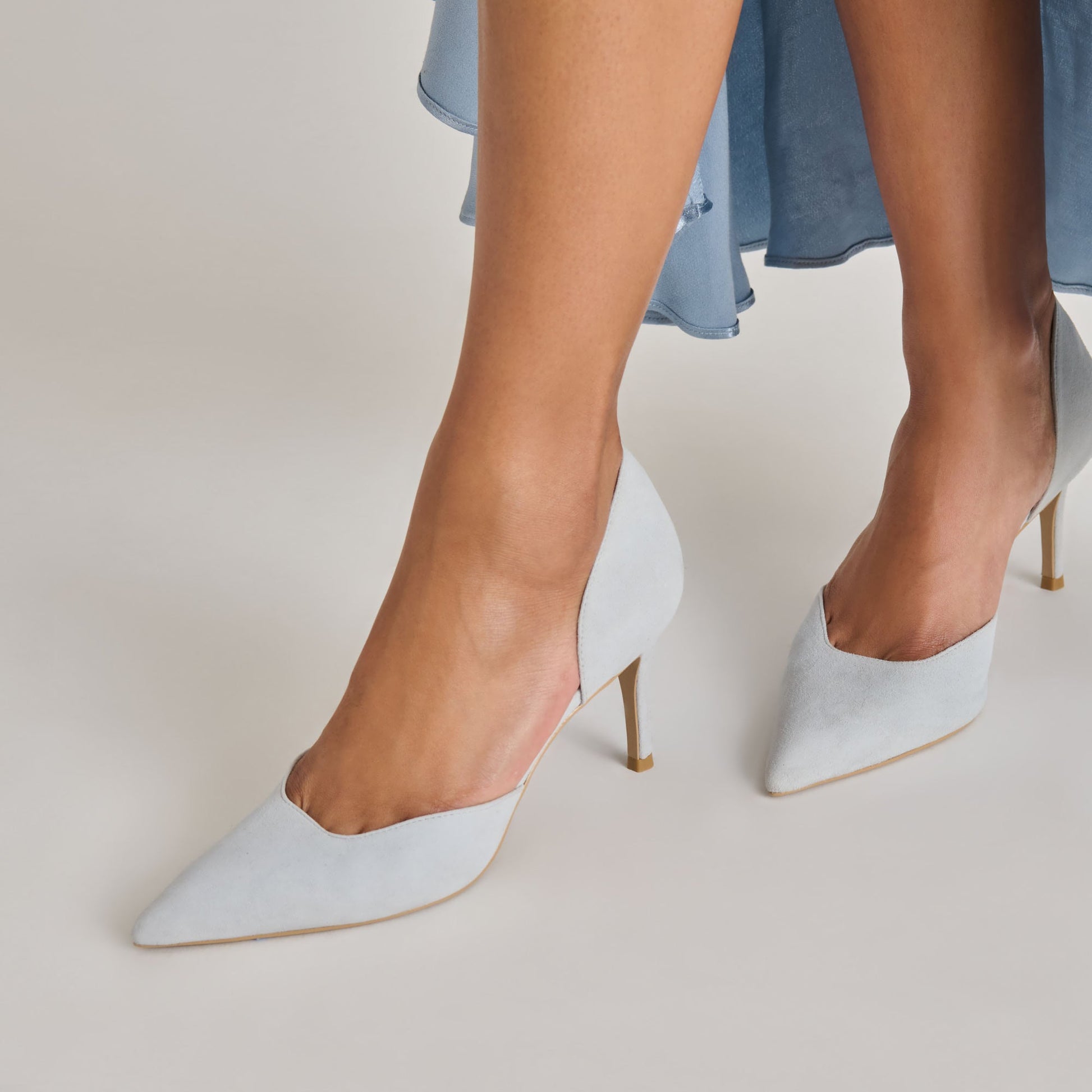 Dolce Vita ELOY HEELS LIGHT BLUE SUEDE
 – Dolce Vita
