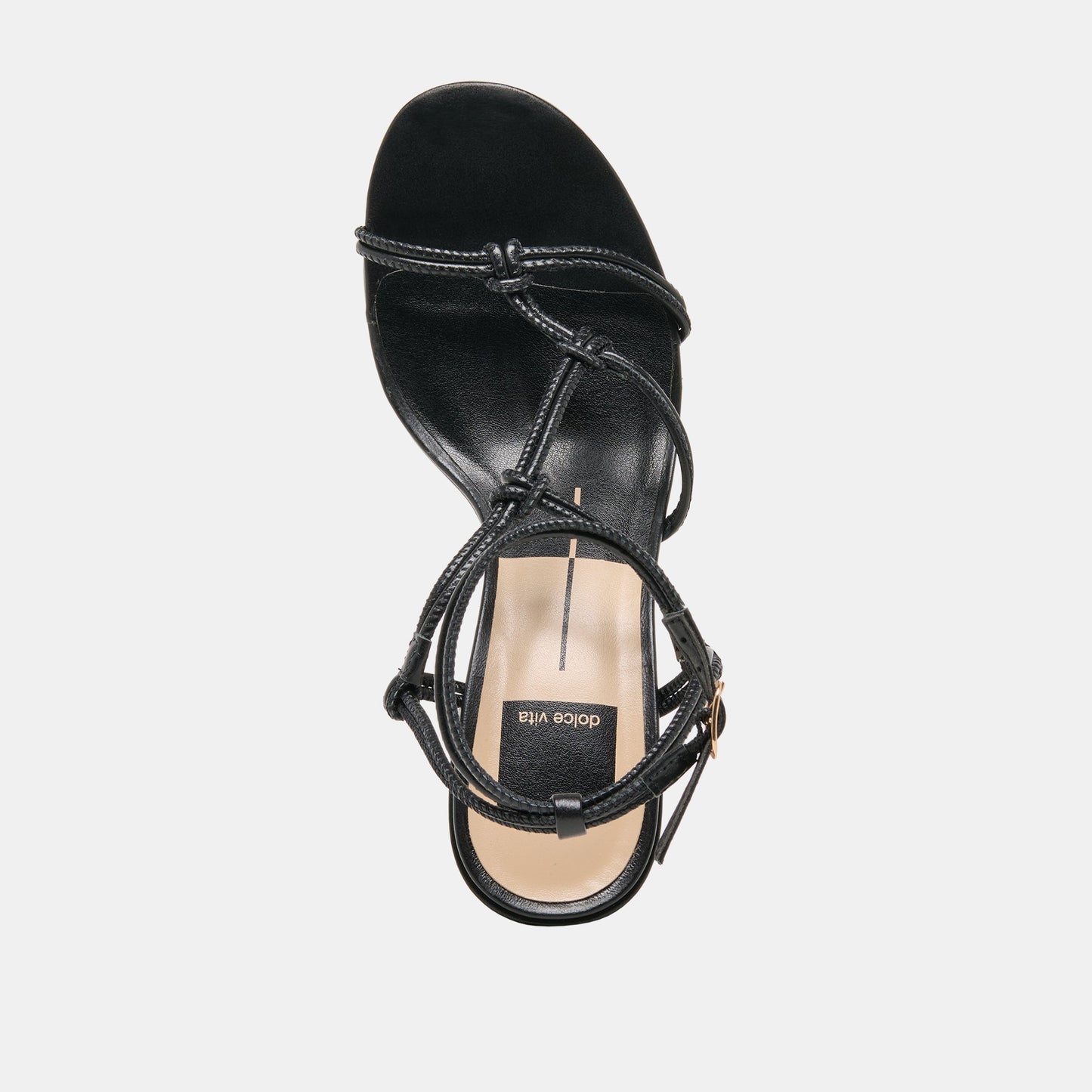 Dolce Vita Fizzy Black Leather Heels
