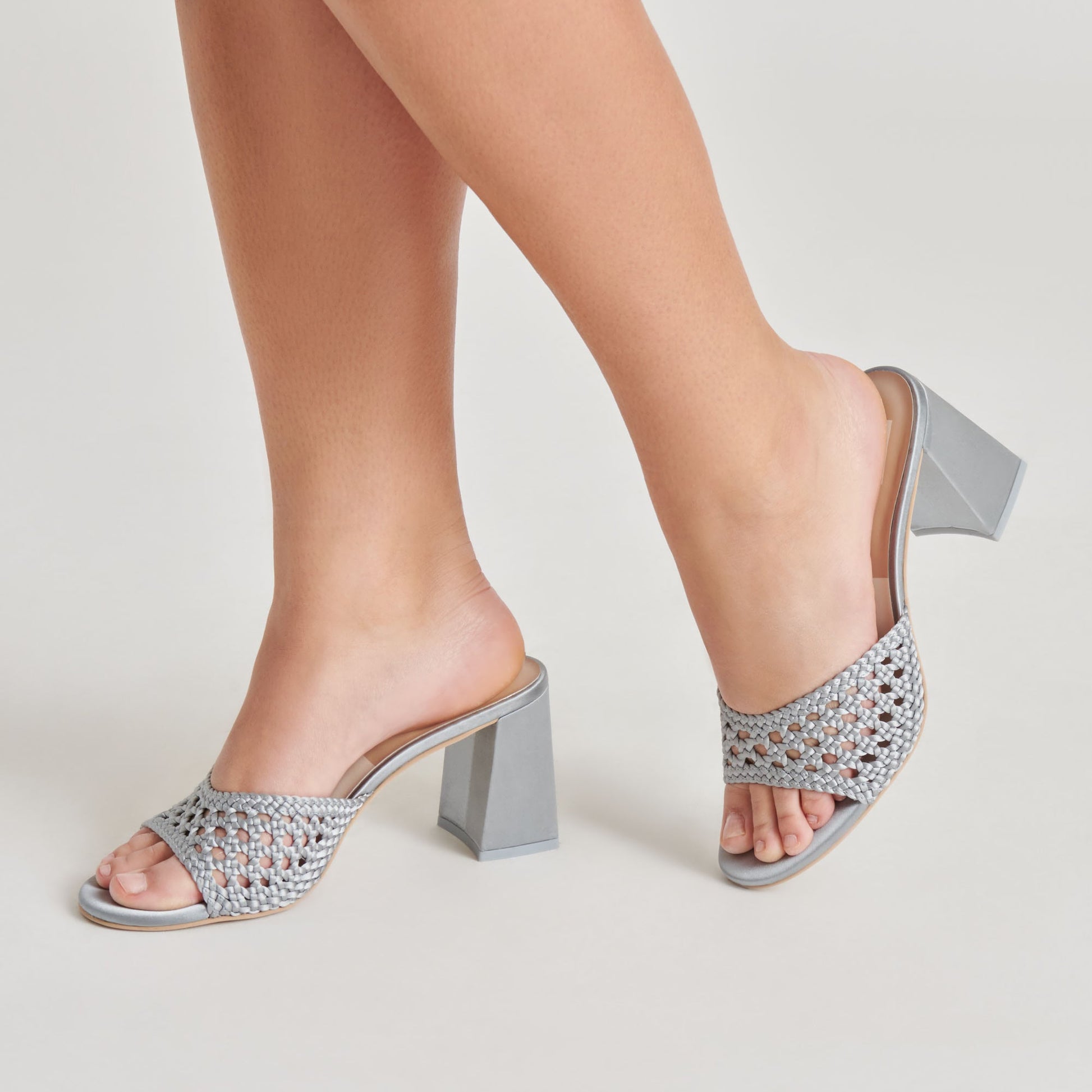 Dolce Vita MARGOE HEELS LIGHT BLUE WOVEN SATIN
 – Dolce Vita
