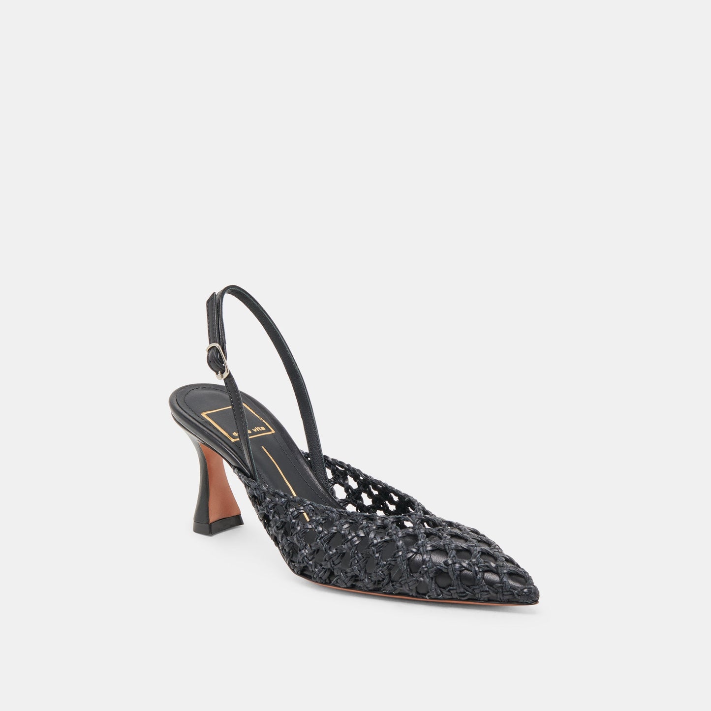 Dolce Vita GLORIA HEELS BLACK WOVEN
 – Dolce Vita