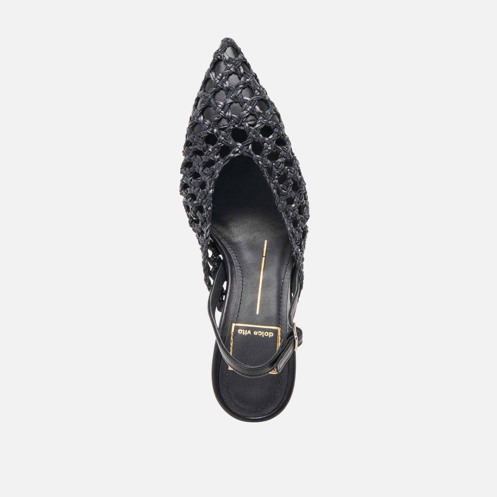 Dolce Vita GLORIA HEELS BLACK WOVEN
 – Dolce Vita