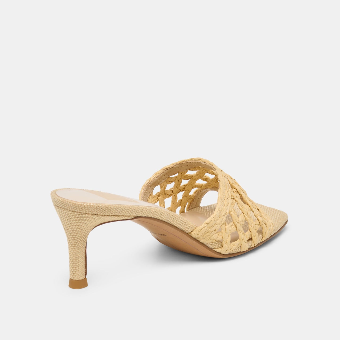 Dolce Vita Bowen Lt Natural Raffia Heels