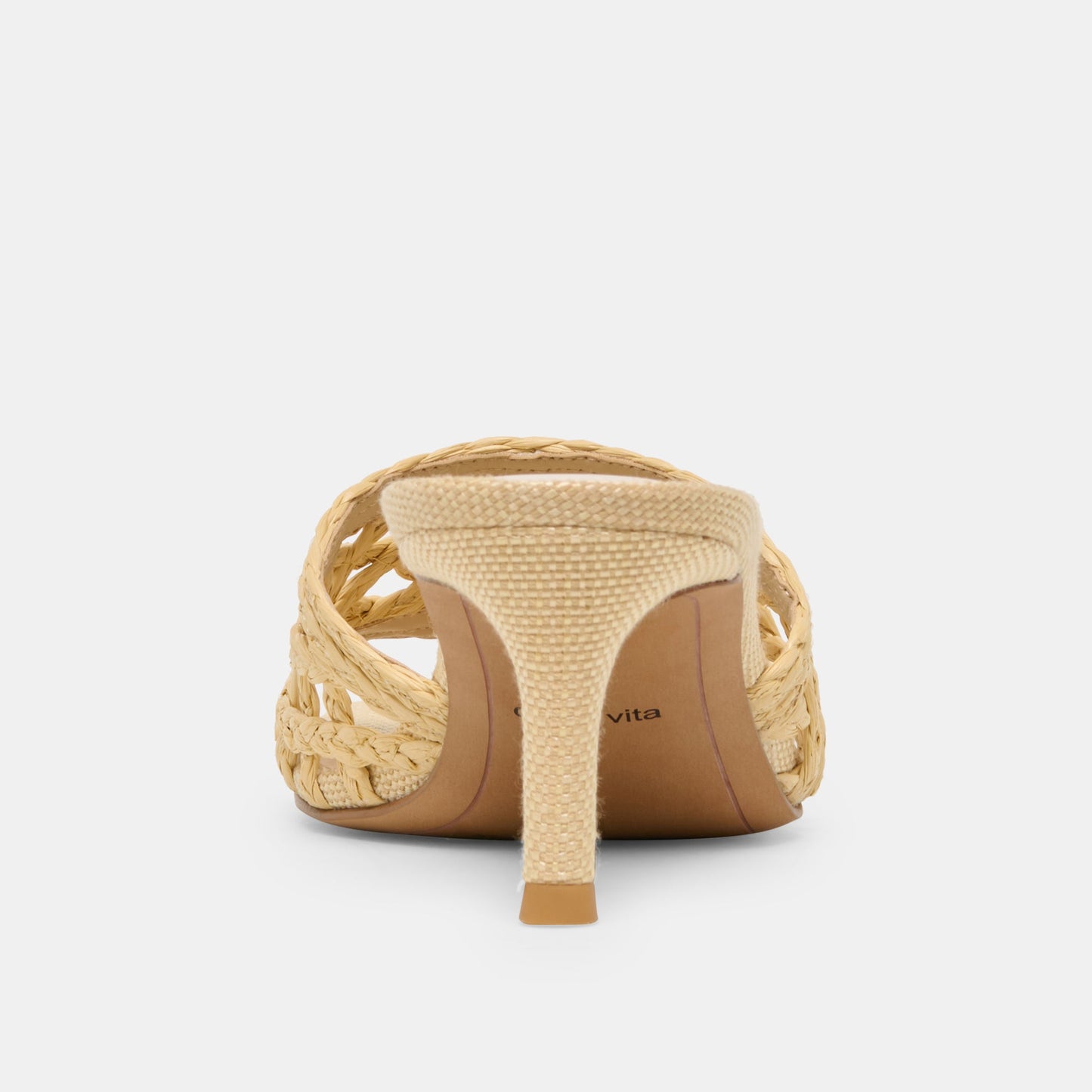 Dolce Vita Bowen Lt Natural Raffia Heels