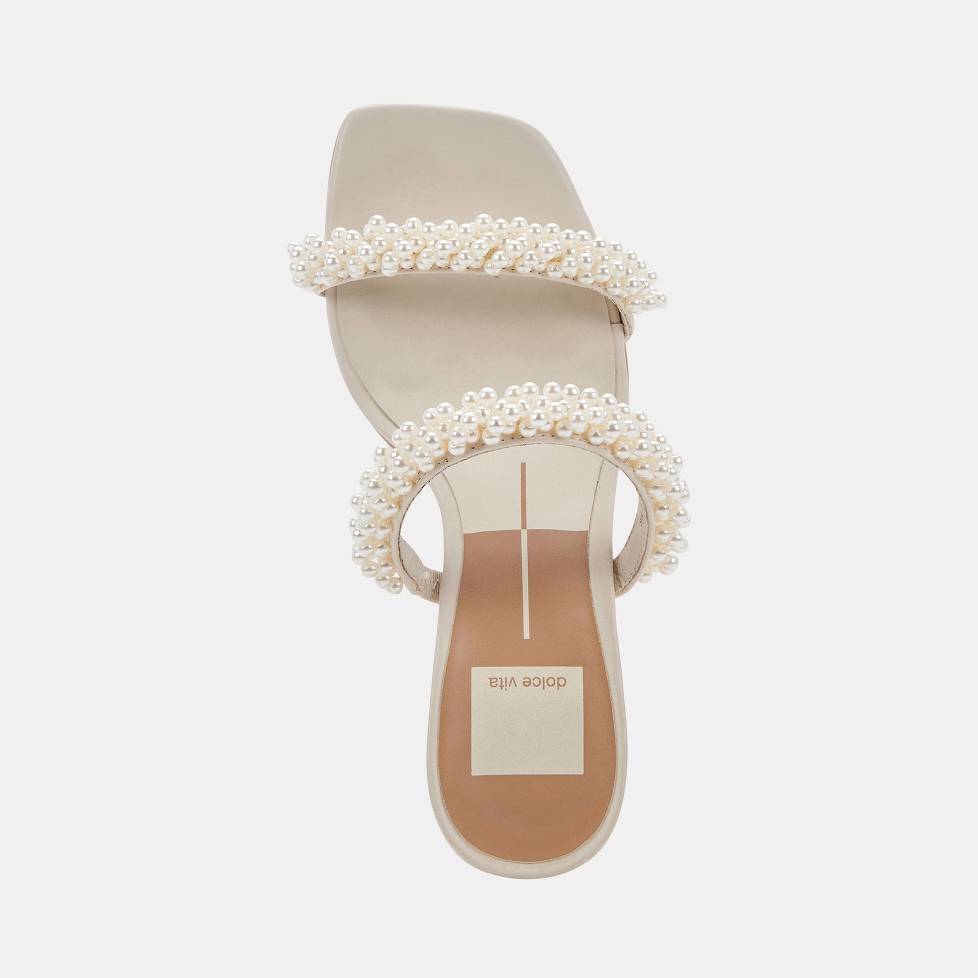 Dolce Vita NOEL Heels Vanilla Pearls | Vanilla Pearl Bead Heels
 – Dolce Vita
