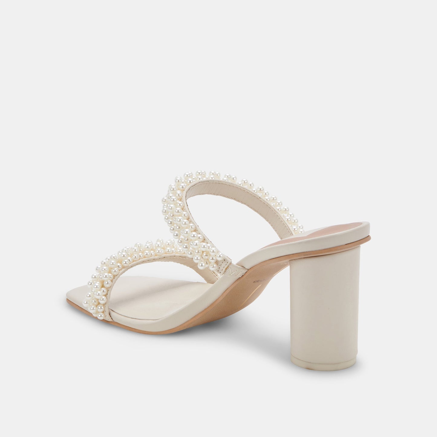 Dolce Vita NOEL Heels Vanilla Pearls | Vanilla Pearl Bead Heels
 – Dolce Vita