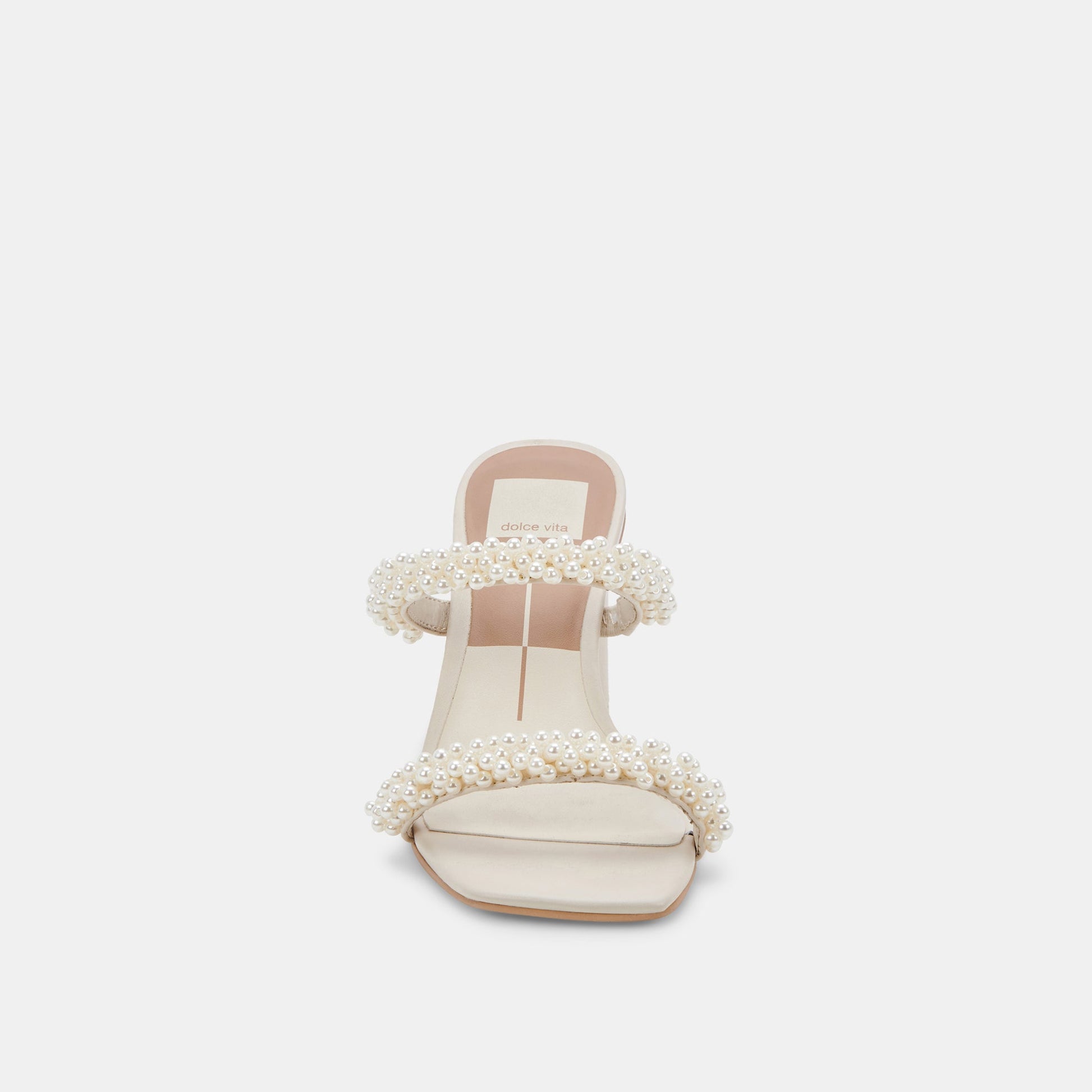 Dolce Vita NOEL Heels Vanilla Pearls | Vanilla Pearl Bead Heels
 – Dolce Vita