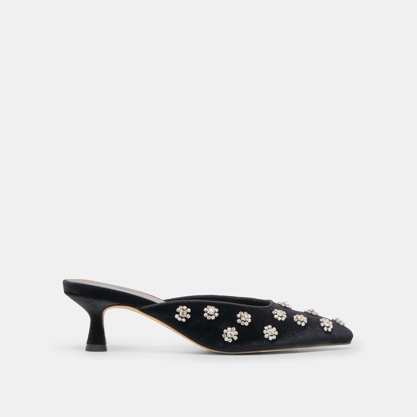 Dolce Vita Clara Nero Velvet Heels