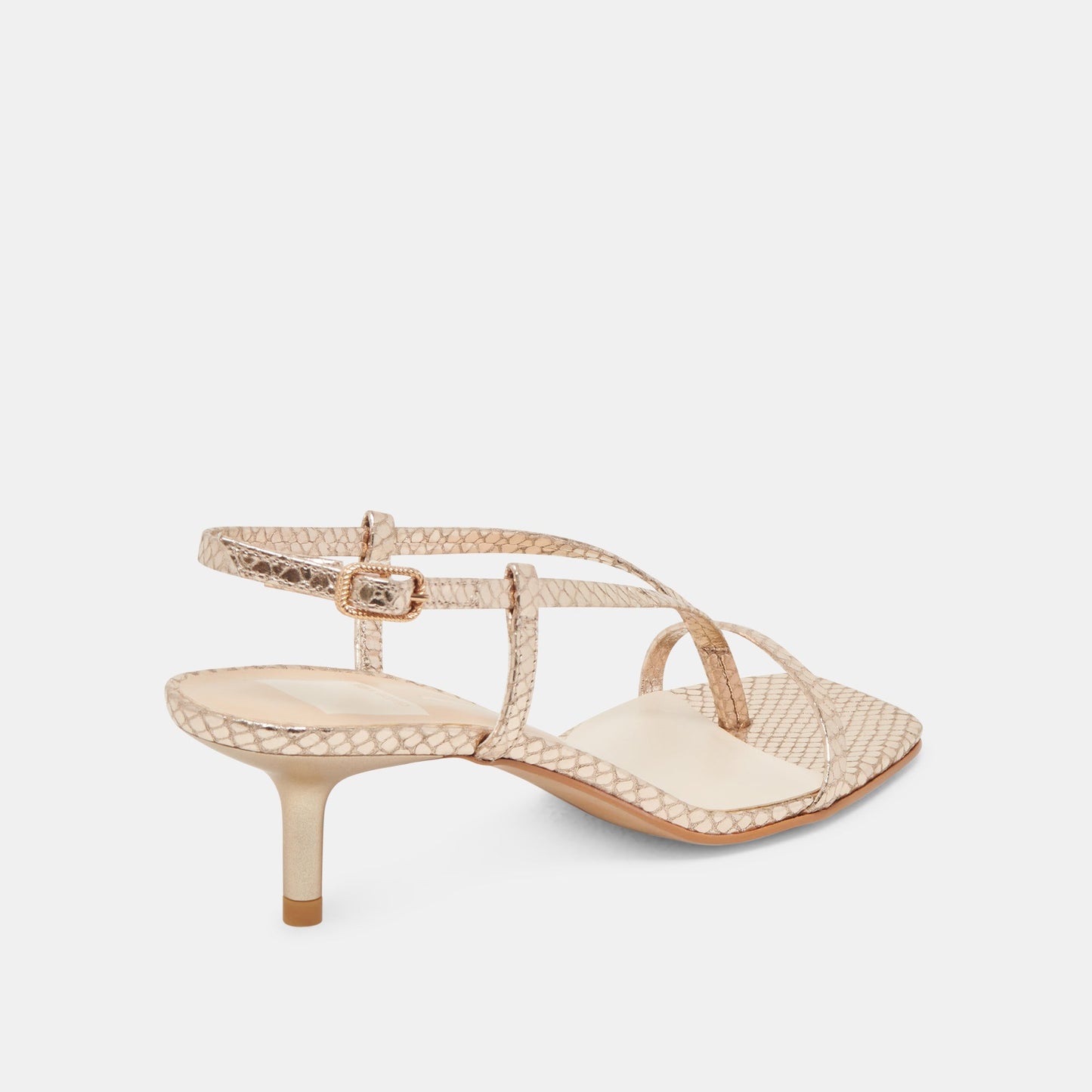 Dolce Vita LAURY HEELS CHAMPAGNE EMBOSSED LEATHER
 – Dolce Vita