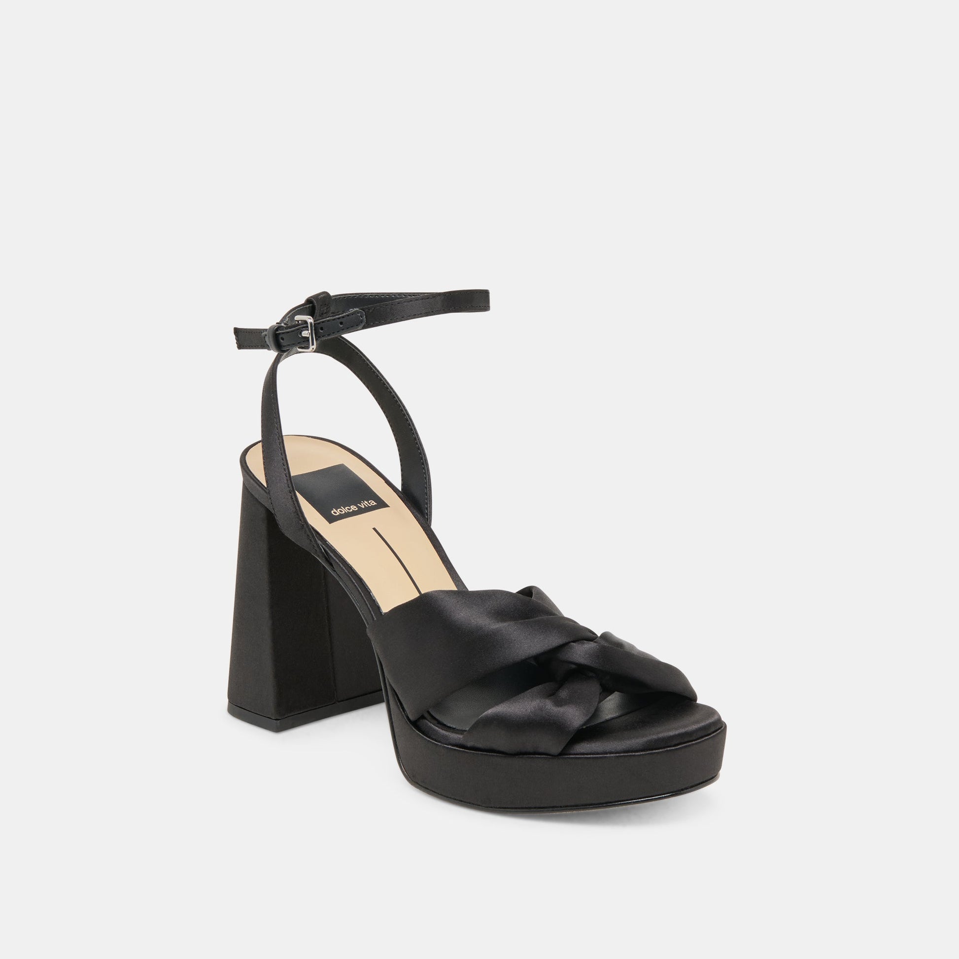 Dolce Vita PARLO HEELS ONYX SATIN
 – Dolce Vita