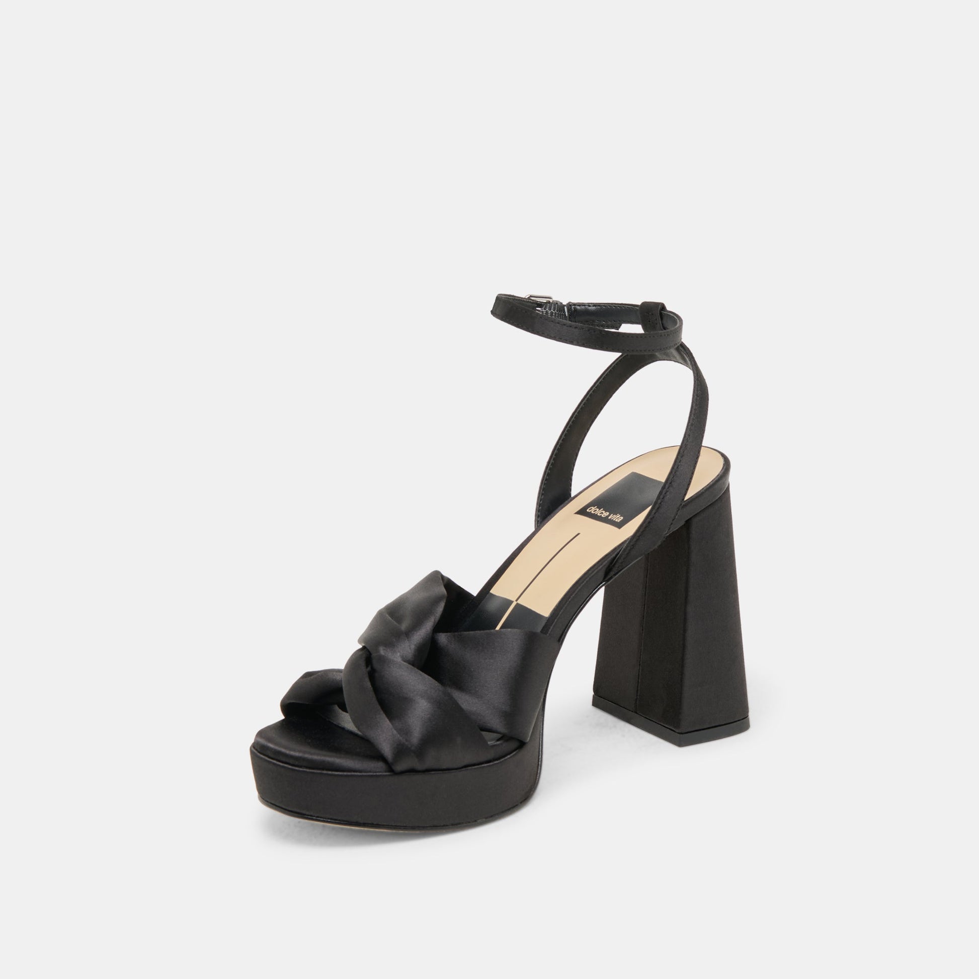 Dolce Vita PARLO HEELS ONYX SATIN
 – Dolce Vita