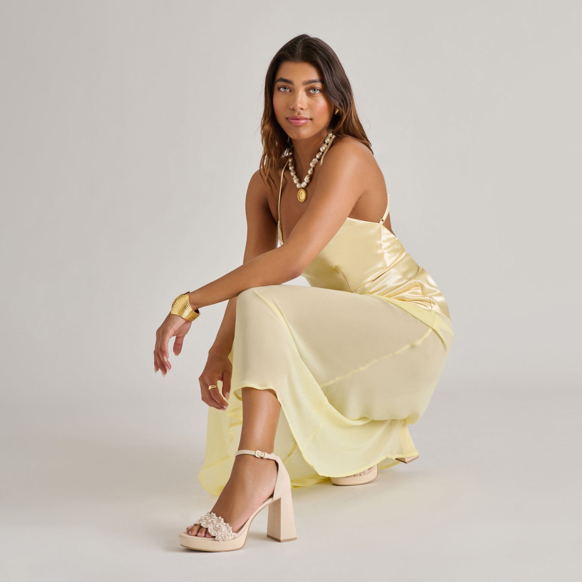 Dolce Vita PELTIN PEARL HEELS VANILLA WOVEN RAFFIA
 – Dolce Vita