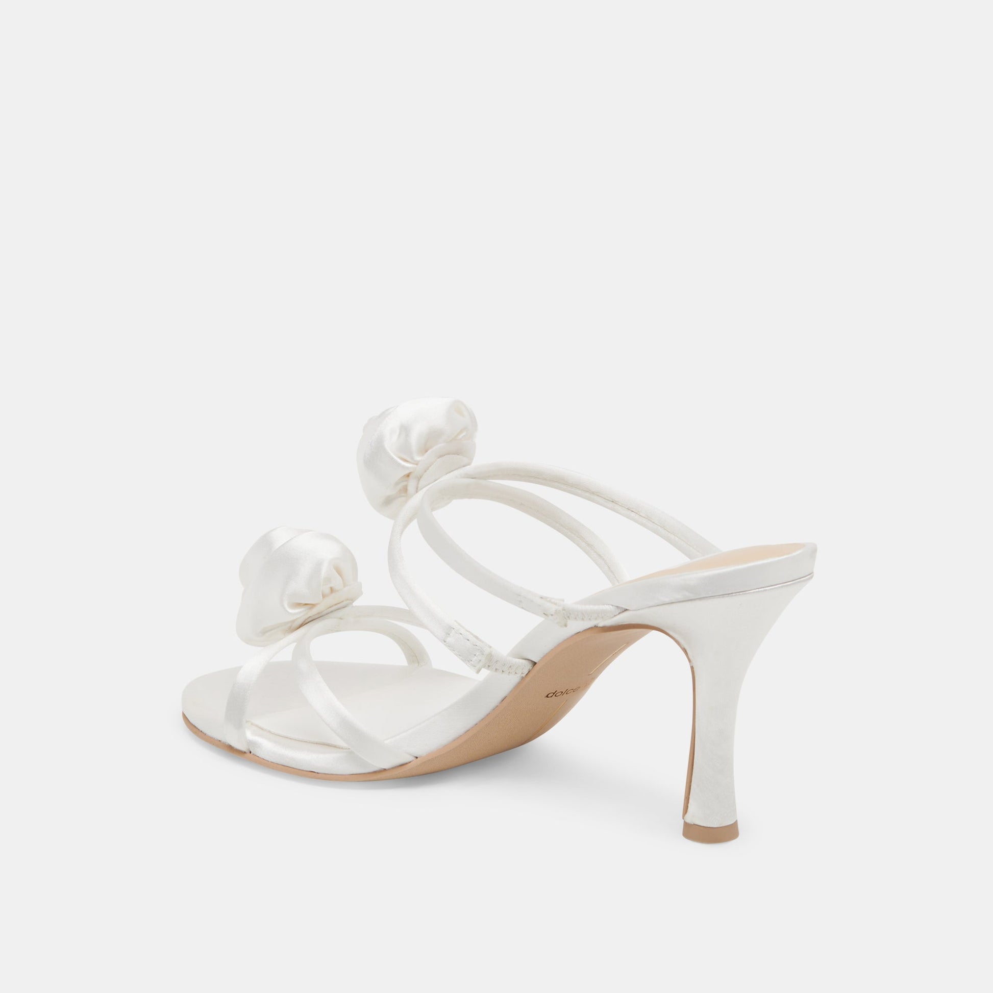 Dolce Vita LINZY HEELS TRUE WHITE SATIN
 – Dolce Vita