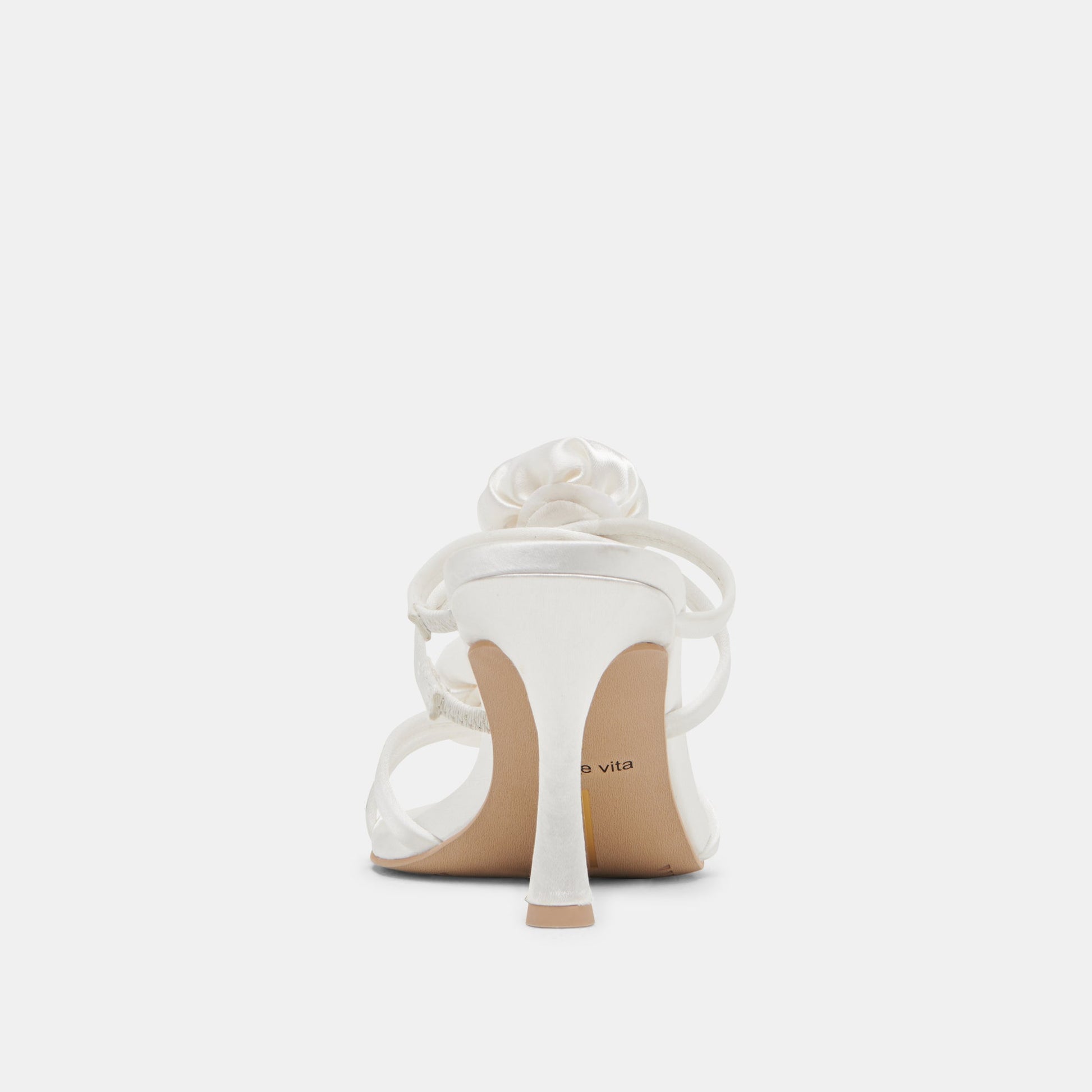 Dolce Vita LINZY HEELS TRUE WHITE SATIN
 – Dolce Vita