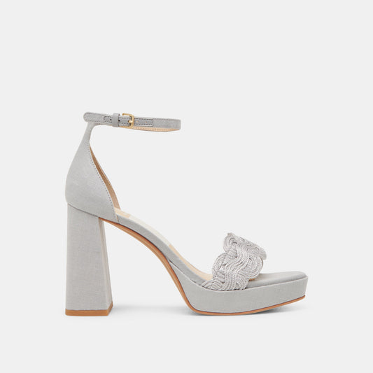 Dolce Vita PELTIN HEELS GREY WOVEN RAFFIA
 – Dolce Vita