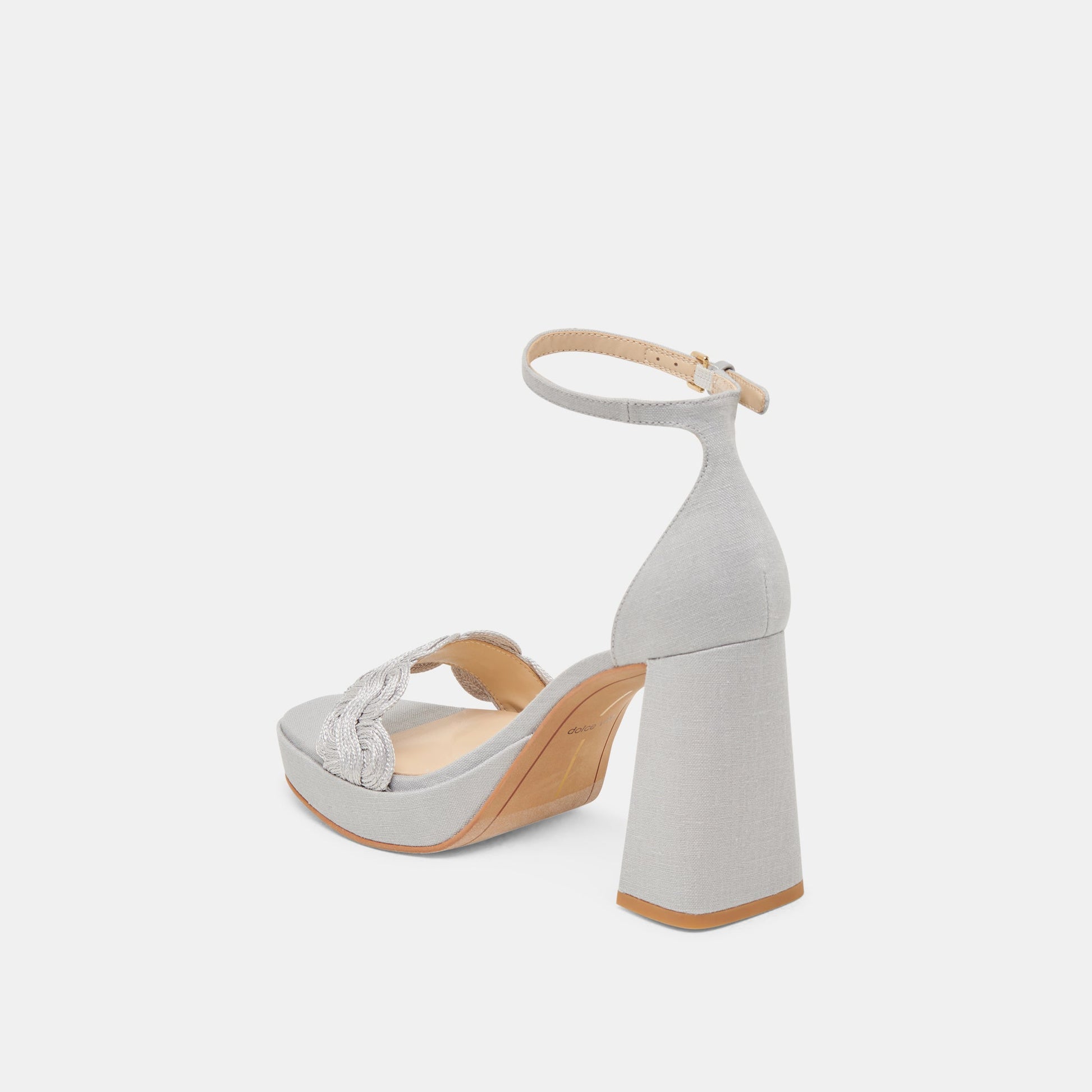 Dolce Vita PELTIN HEELS GREY WOVEN RAFFIA
 – Dolce Vita