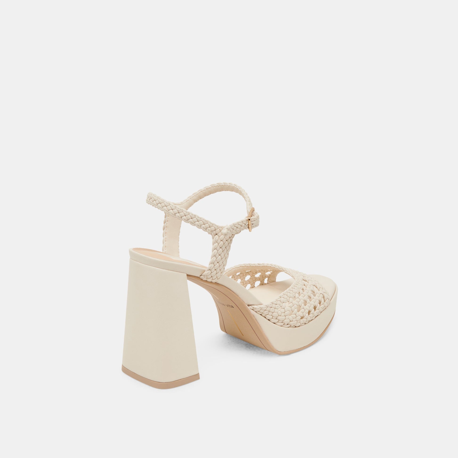 Dolce Vita PEYTEN WIDE HEELS CREME WOVEN STELLA
 – Dolce Vita