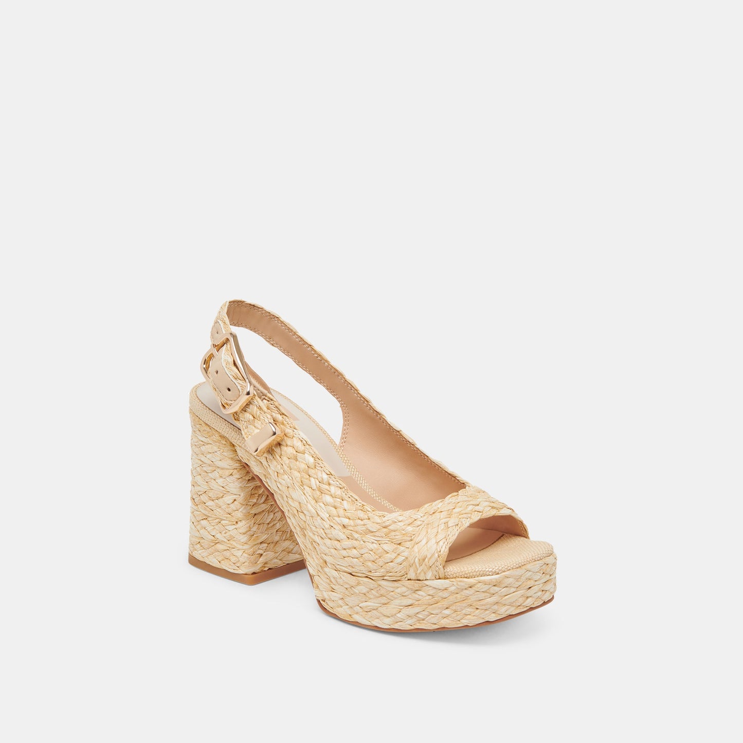 Dolce Vita FLORES HEELS NATURAL RAFFIA
 – Dolce Vita