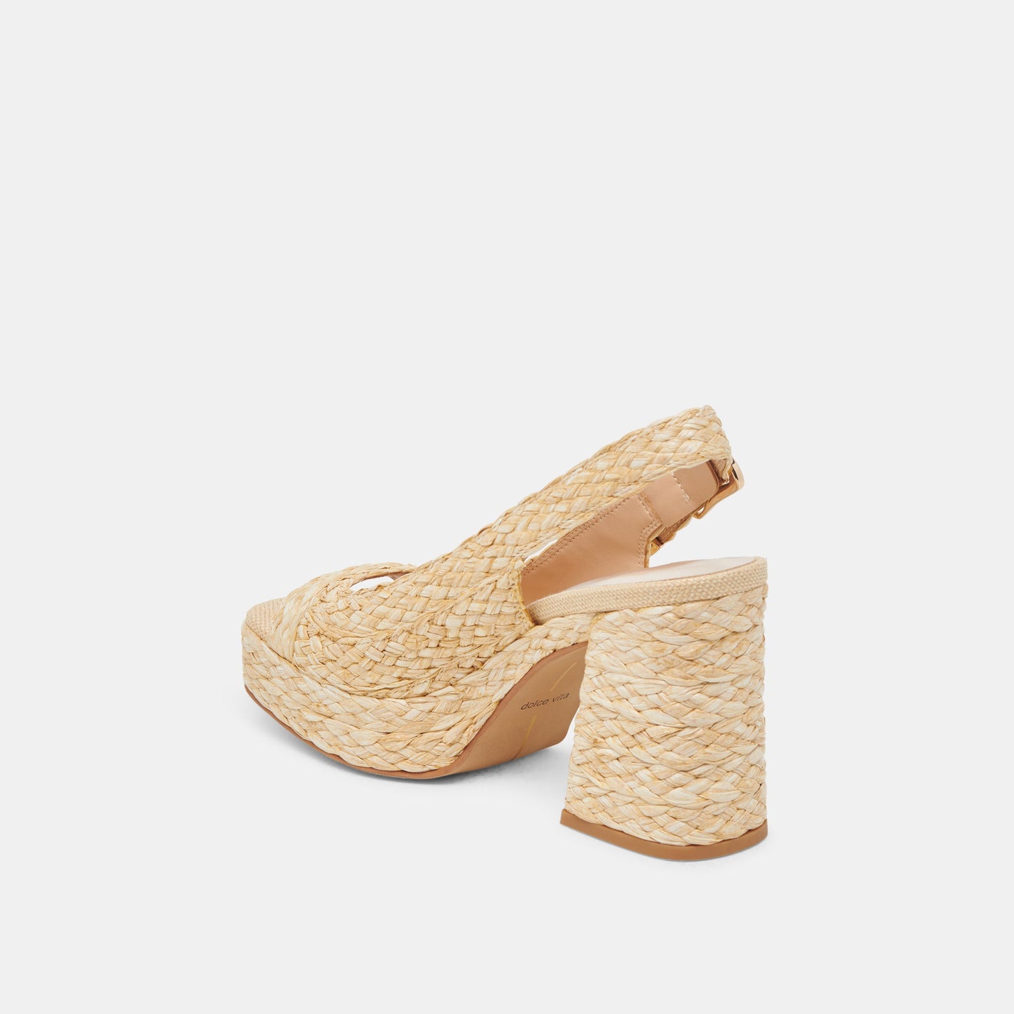Dolce Vita FLORES HEELS NATURAL RAFFIA
 – Dolce Vita