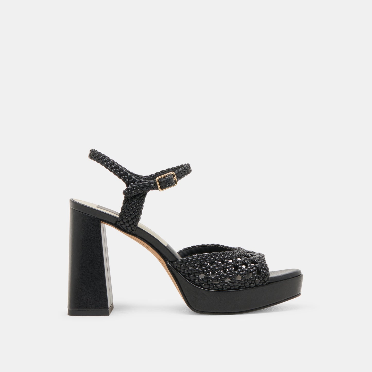 Dolce Vita PEYTEN WIDE HEELS BLACK WOVEN STELLA
 – Dolce Vita