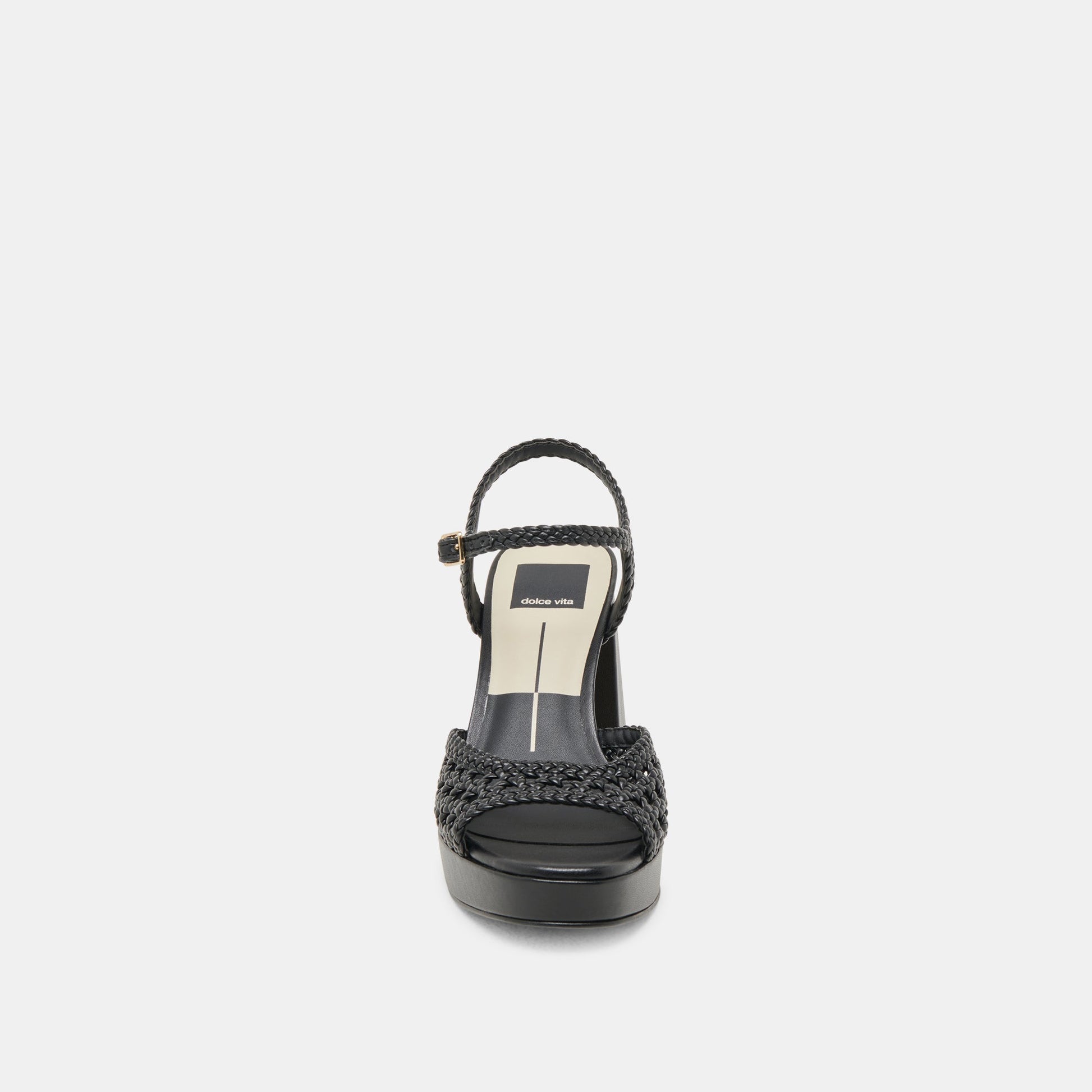 Dolce Vita PEYTEN WIDE HEELS BLACK WOVEN STELLA
 – Dolce Vita
