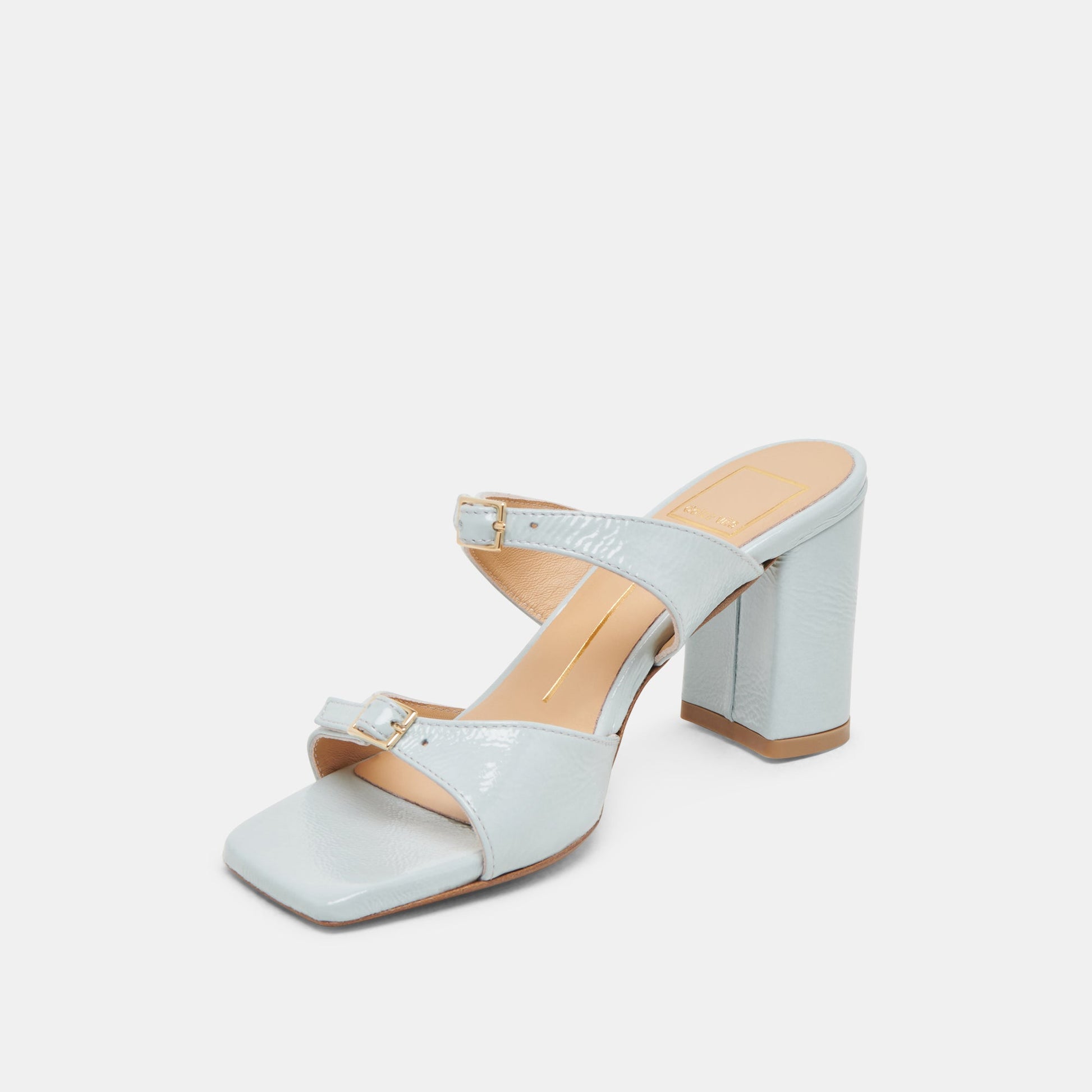 Dolce Vita SHANE HEELS ICE BLUE CRINKLE PATENT
 – Dolce Vita