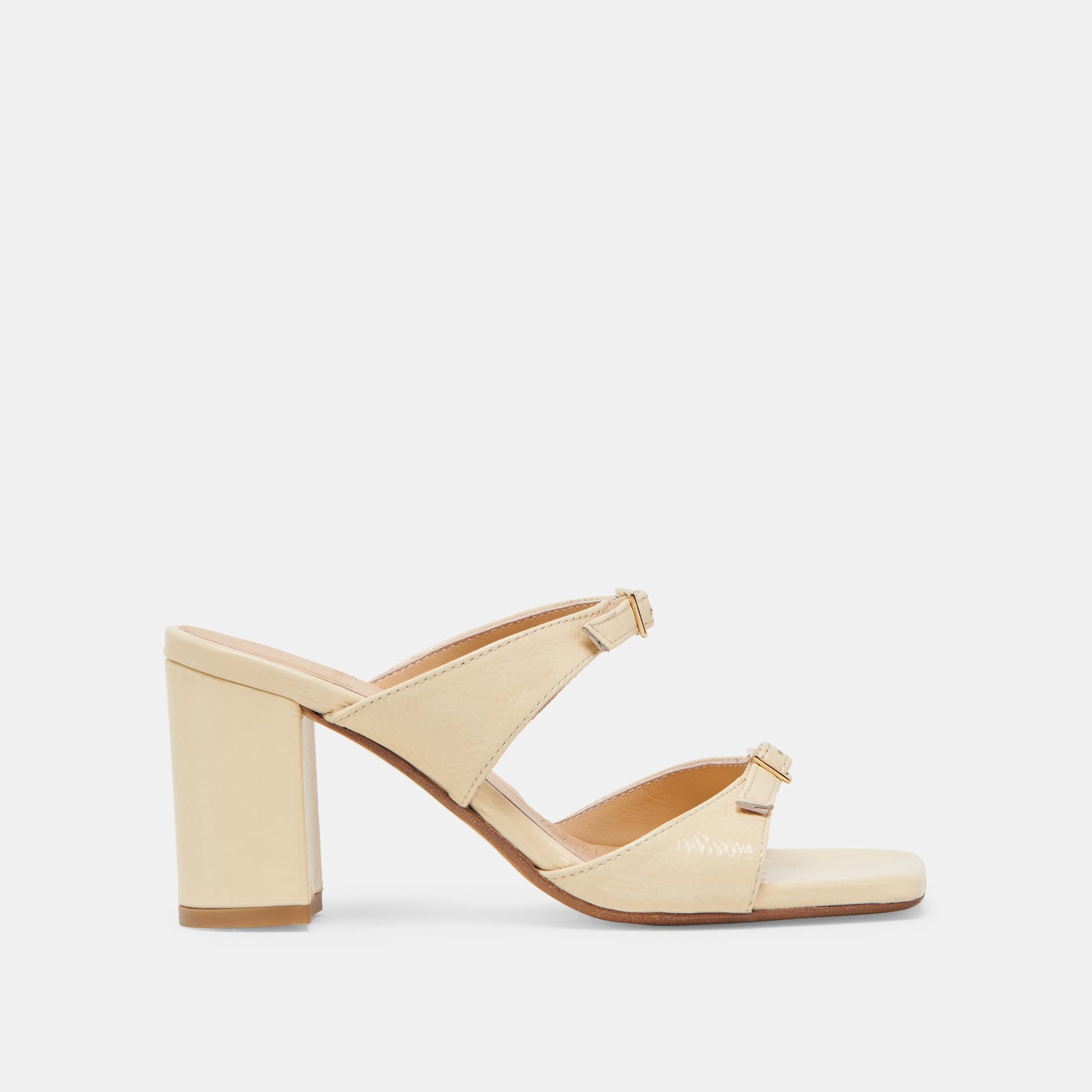 Dolce Vita SHANE HEELS LIGHT YELLOW CRINKLE PATENT
 – Dolce Vita