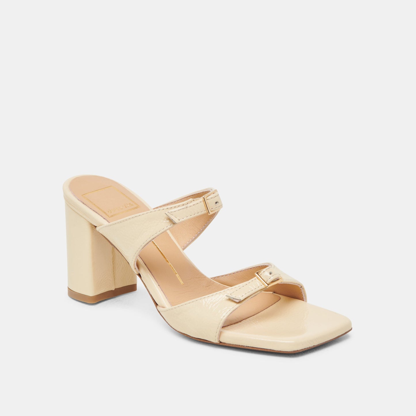Dolce Vita SHANE HEELS LIGHT YELLOW CRINKLE PATENT
 – Dolce Vita