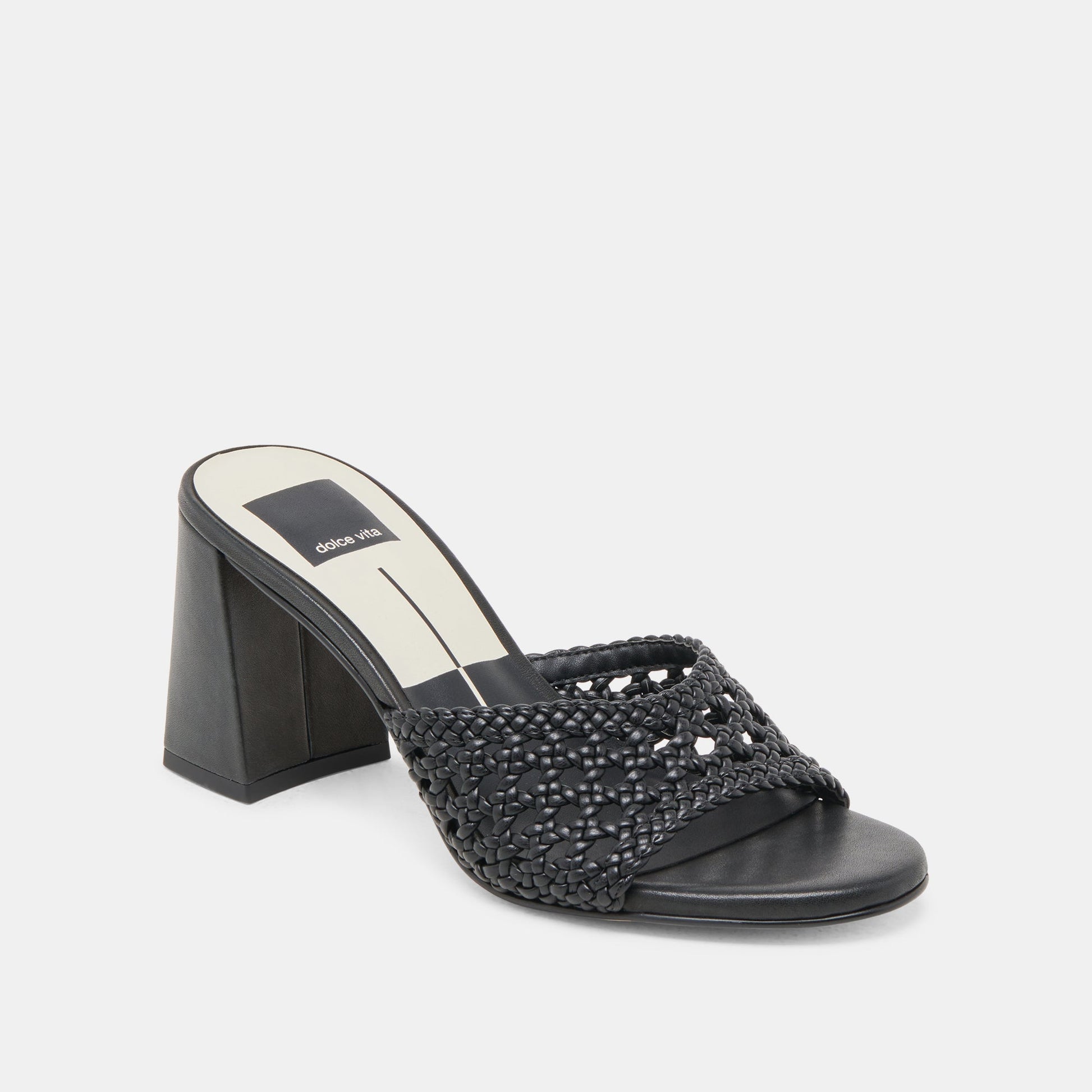 Dolce Vita MARGOE HEELS BLACK WOVEN STELLA
 – Dolce Vita