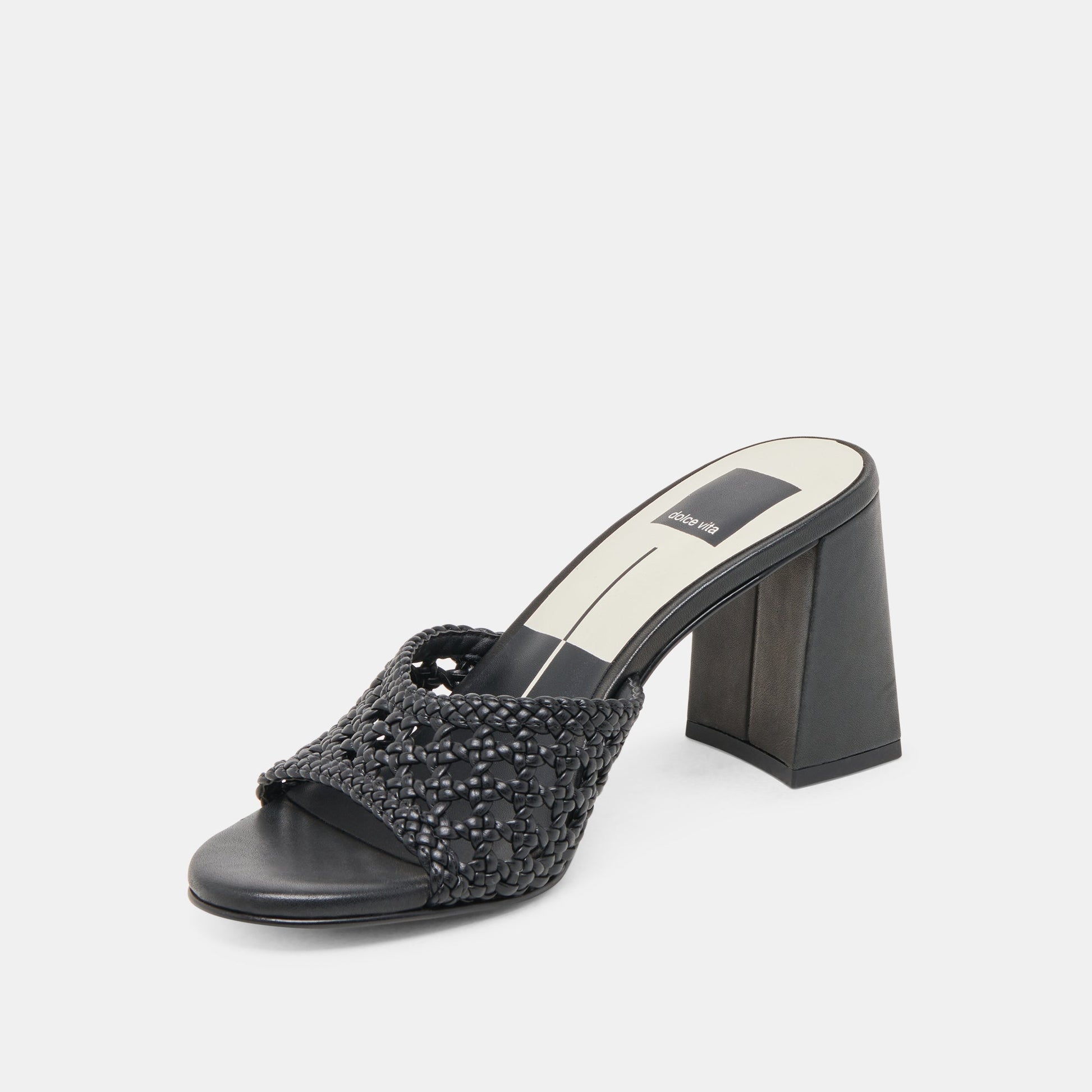 Dolce Vita MARGOE HEELS BLACK WOVEN STELLA
 – Dolce Vita