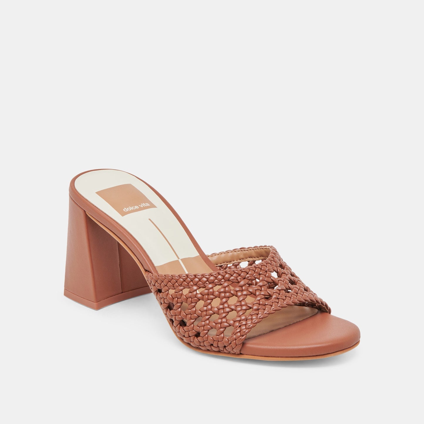 Dolce Vita MARGOE HEELS COGNAC WOVEN STELLA
 – Dolce Vita