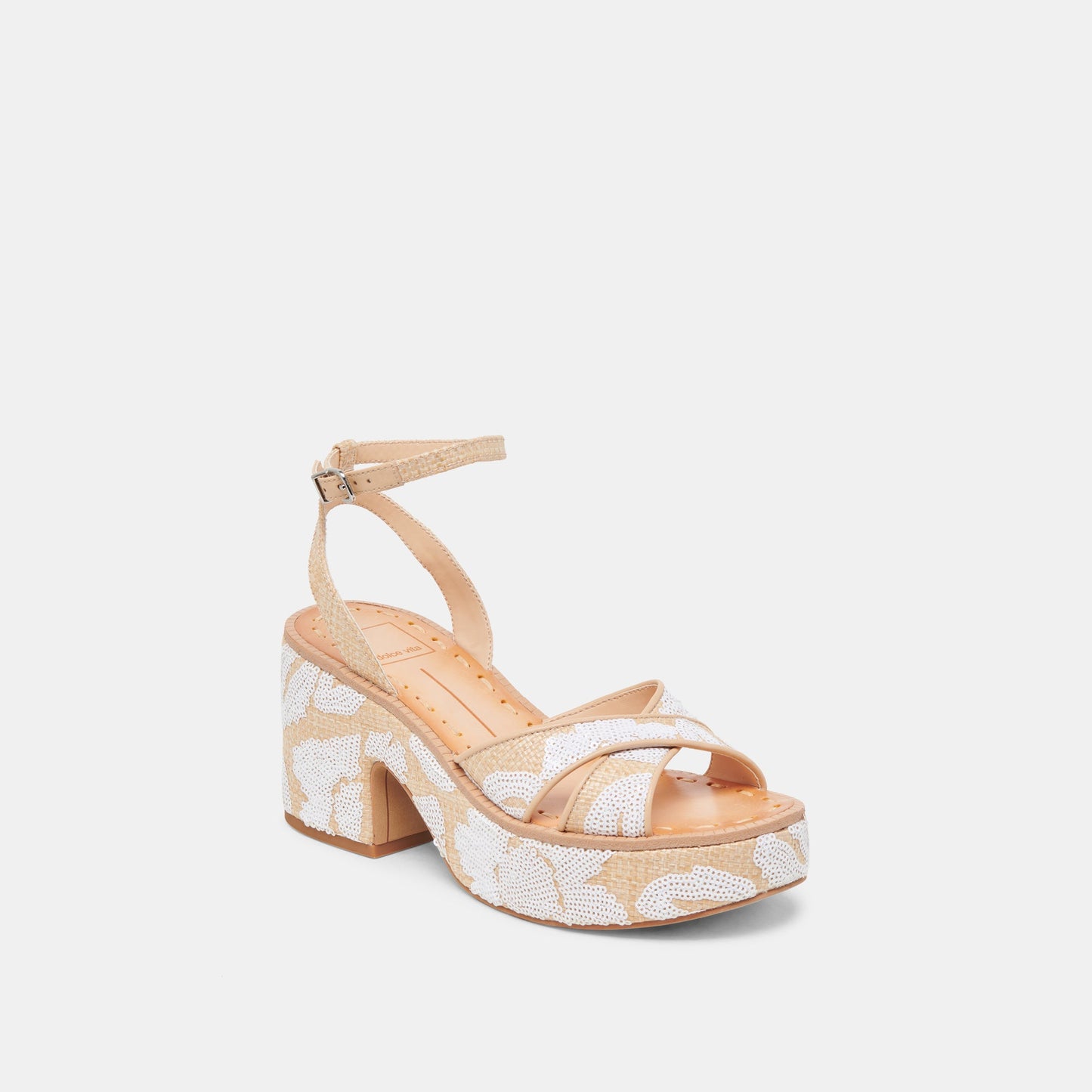 Dolce Vita ENIKO HEELS NATURAL MULTI FLORAL SEQUIN
 – Dolce Vita