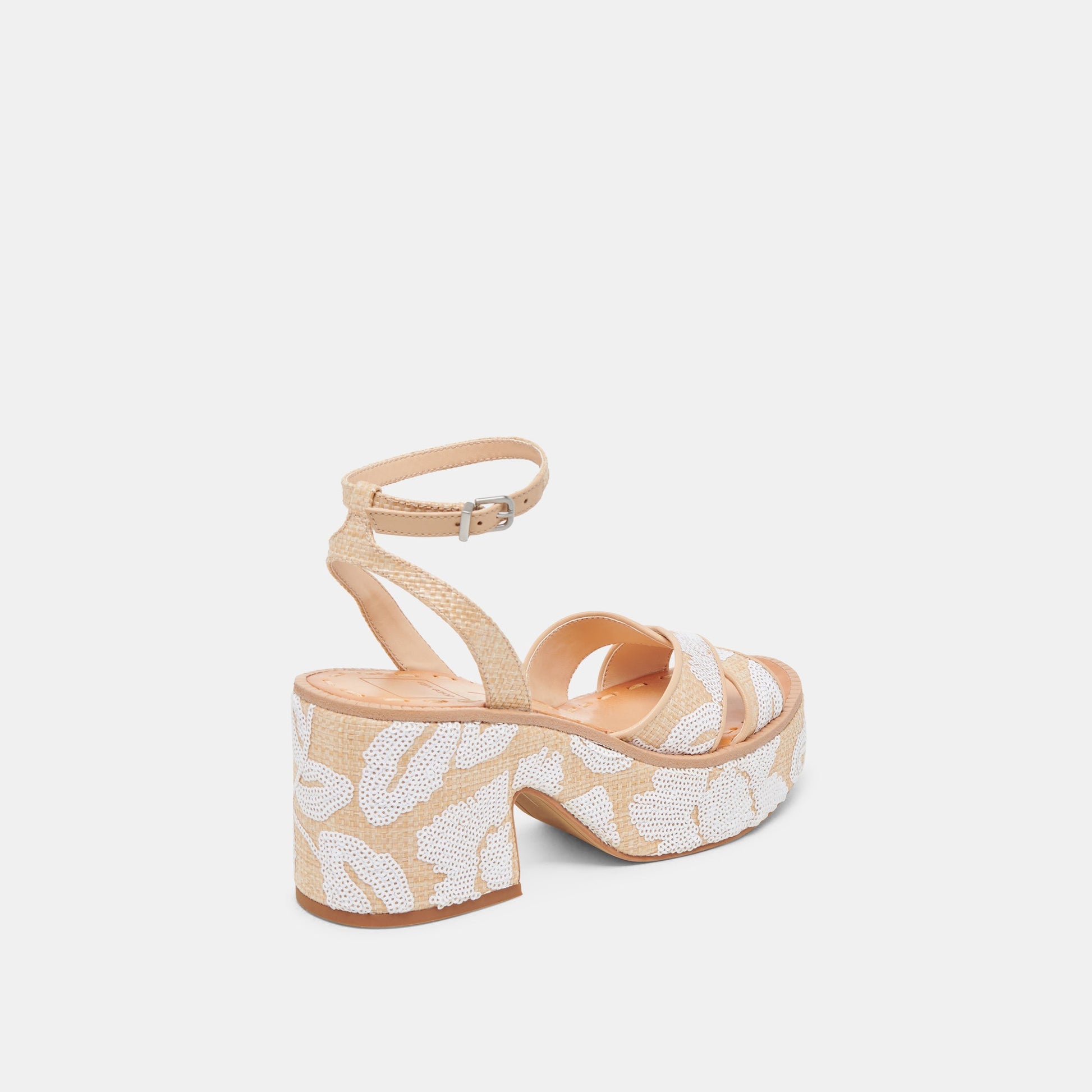 Dolce Vita ENIKO HEELS NATURAL MULTI FLORAL SEQUIN
 – Dolce Vita