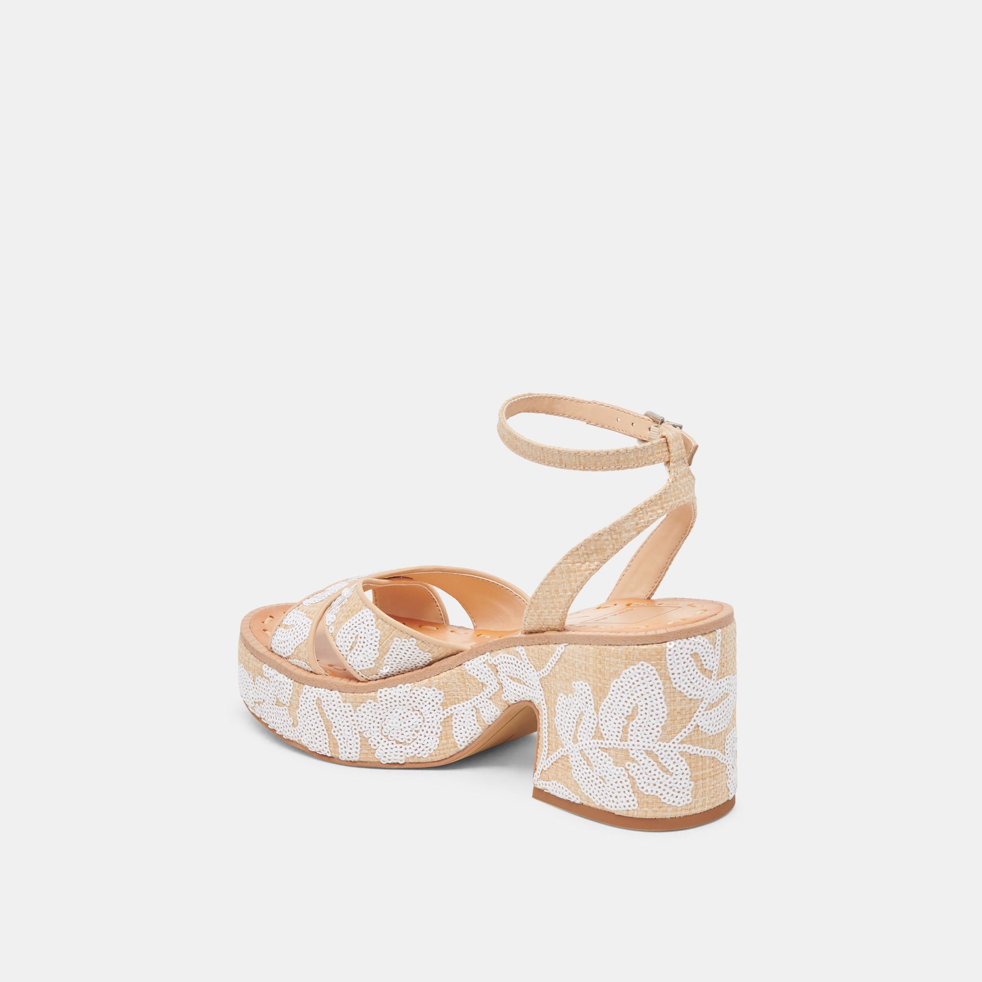 Dolce Vita ENIKO HEELS NATURAL MULTI FLORAL SEQUIN
 – Dolce Vita