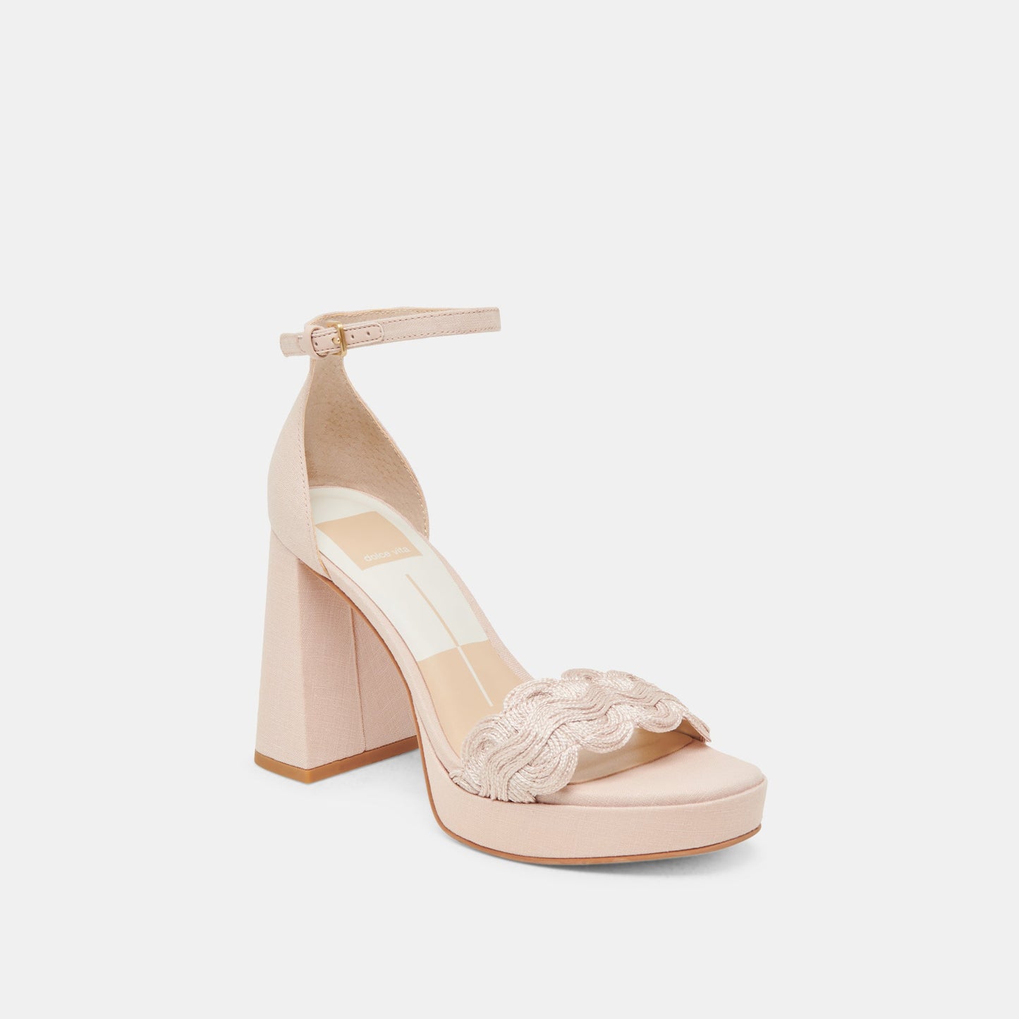 Dolce Vita PELTIN HEELS LIGHT PINK WOVEN RAFFIA
 – Dolce Vita