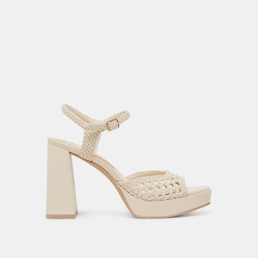Dolce Vita PEYTEN HEELS CREME WOVEN STELLA
 – Dolce Vita