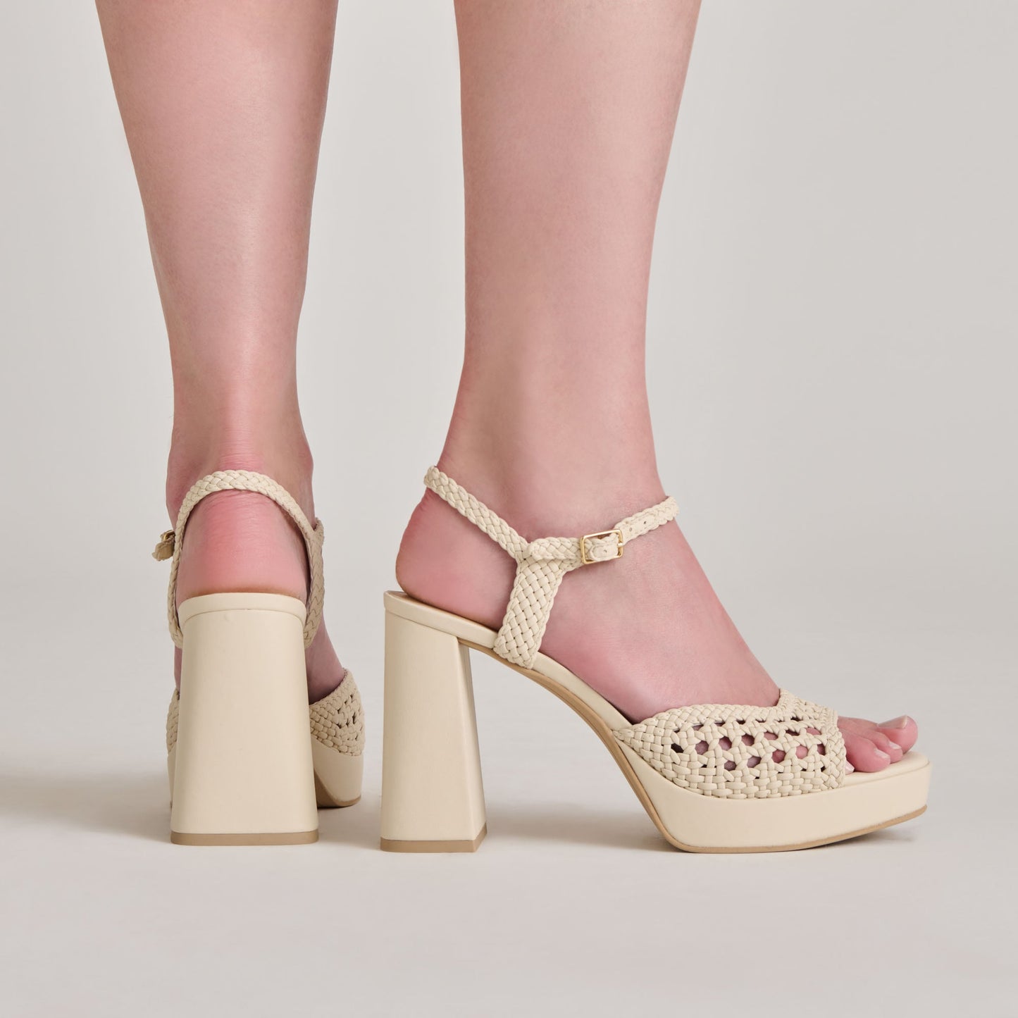 Dolce Vita PEYTEN HEELS CREME WOVEN STELLA
 – Dolce Vita
