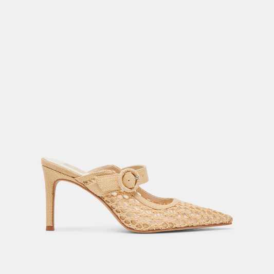 Dolce Vita KEEKEE HEELS LT NATURAL WOVEN RAFFIA
 – Dolce Vita