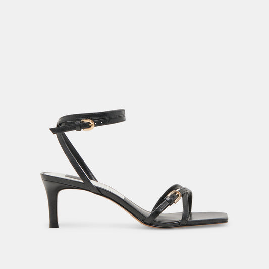 Dolce Vita BAMBY HEELS BLACK LEATHER
 – Dolce Vita