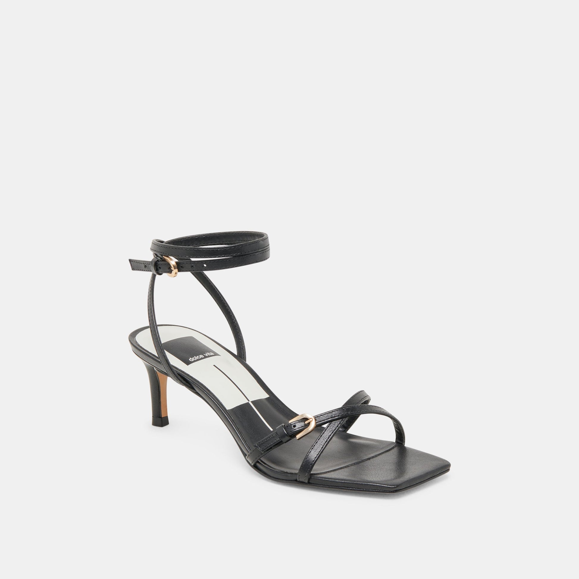 Dolce Vita BAMBY HEELS BLACK LEATHER
 – Dolce Vita