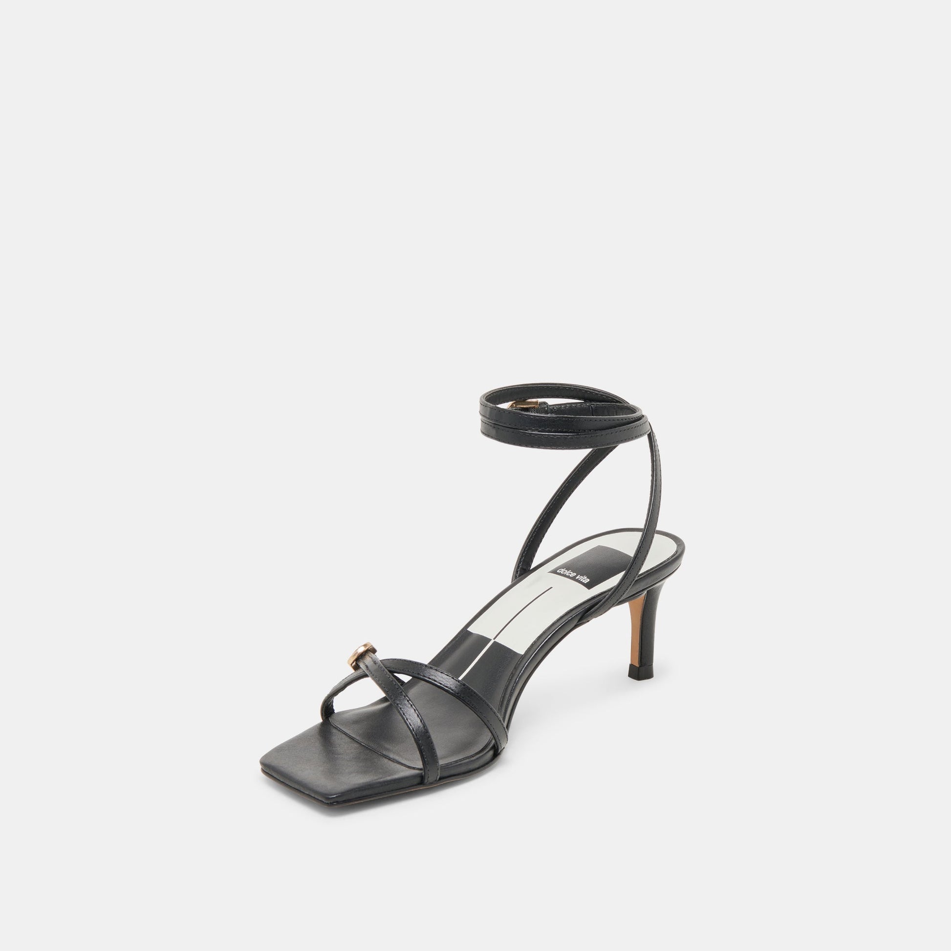 Dolce Vita BAMBY HEELS BLACK LEATHER
 – Dolce Vita