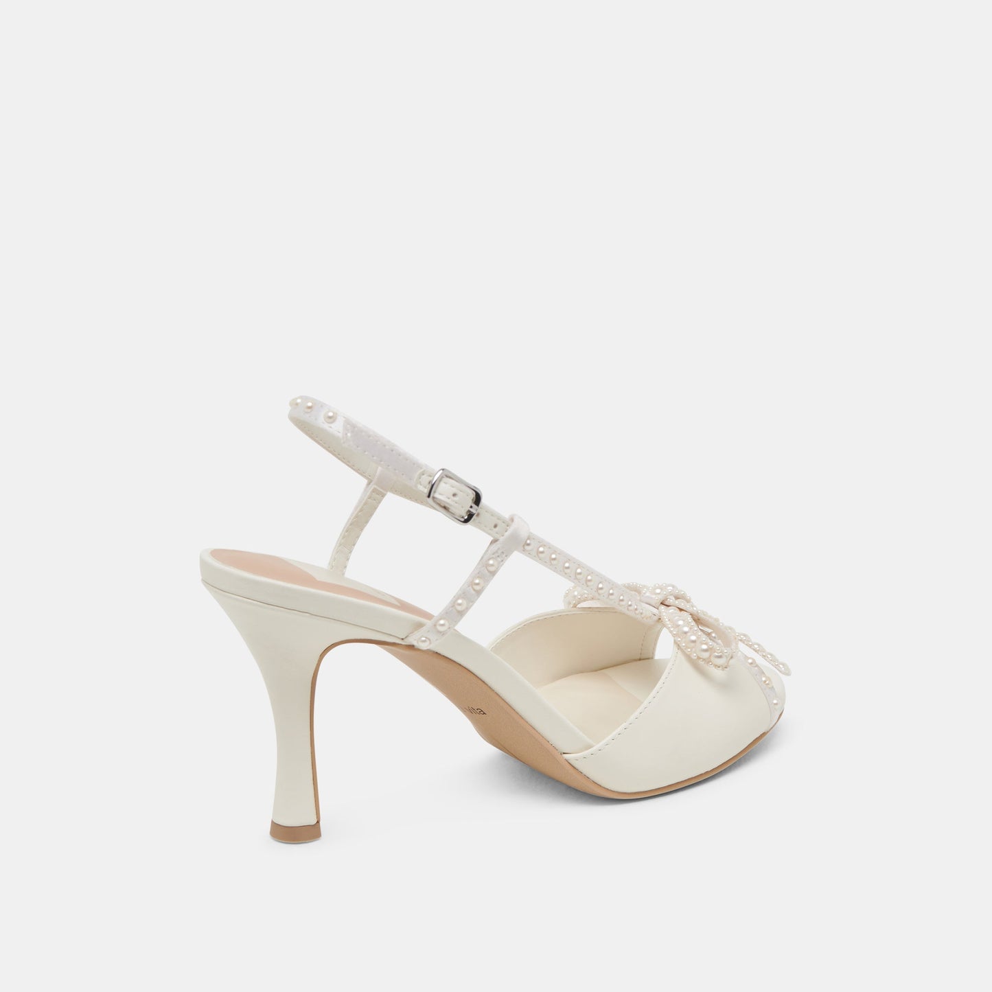 Dolce Vita LONNY PEARL HEELS WHITE SATIN
 – Dolce Vita