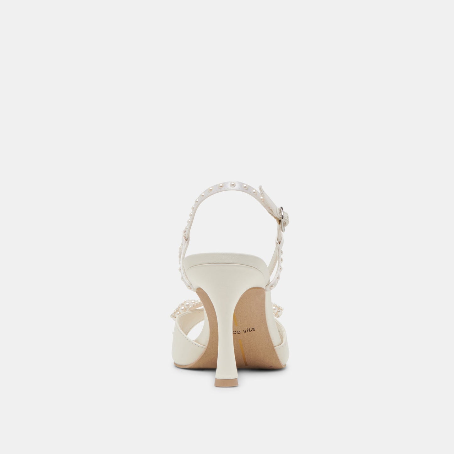Dolce Vita LONNY PEARL HEELS WHITE SATIN
 – Dolce Vita