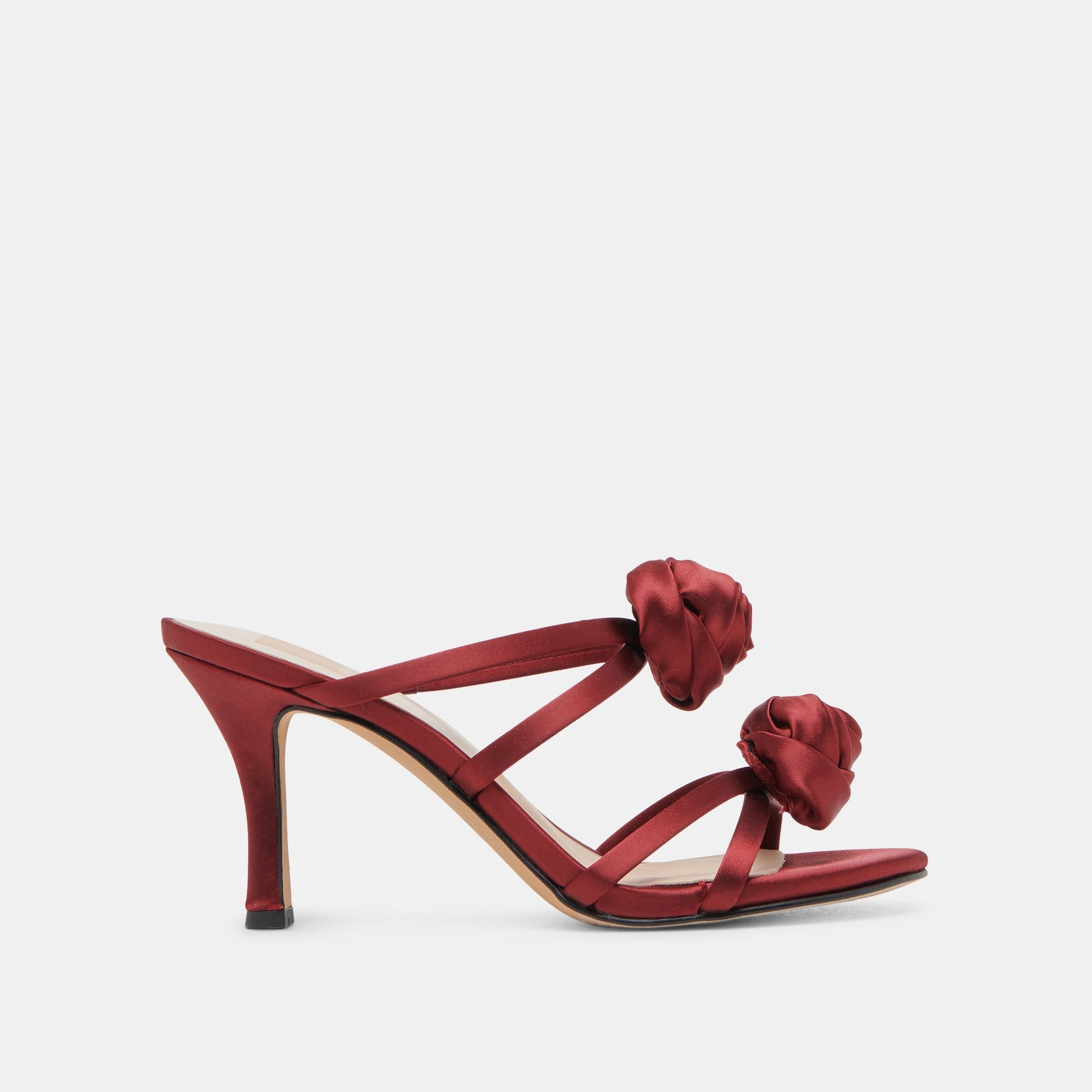 Dolce Vita LINZY HEELS WINE SATIN
 – Dolce Vita