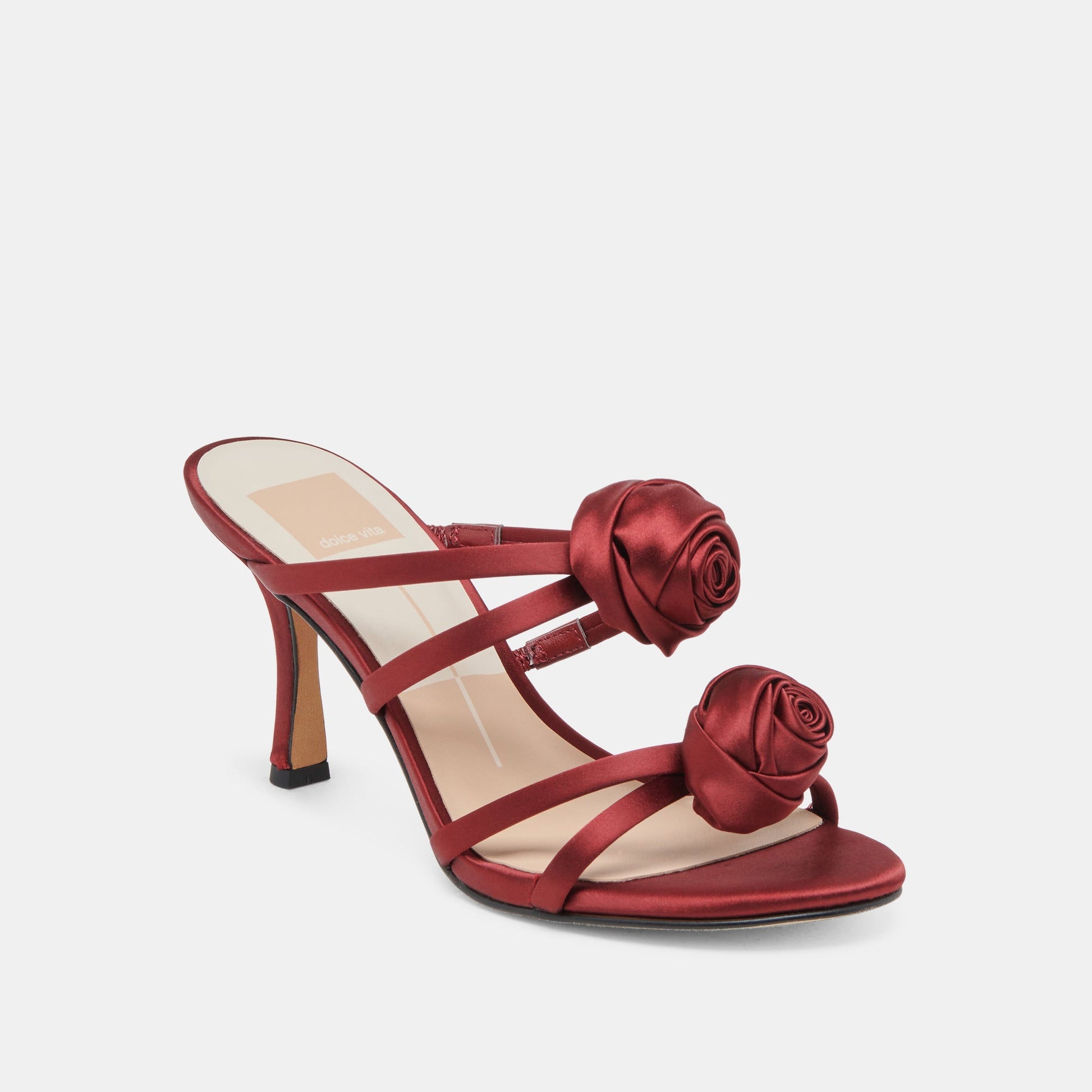 Dolce Vita LINZY HEELS WINE SATIN
 – Dolce Vita