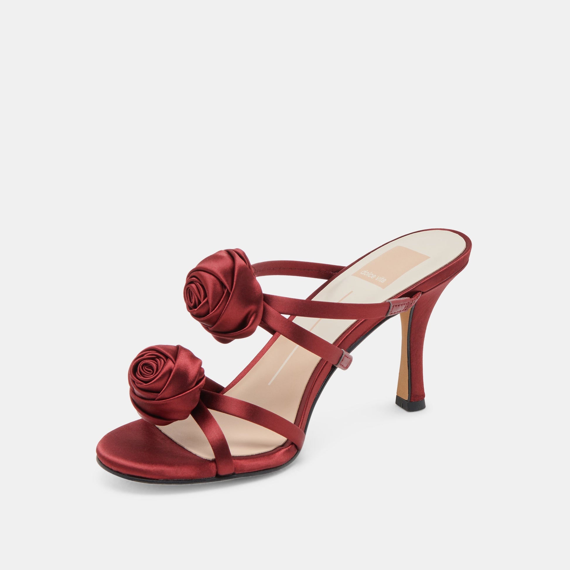 Dolce Vita LINZY HEELS WINE SATIN
 – Dolce Vita